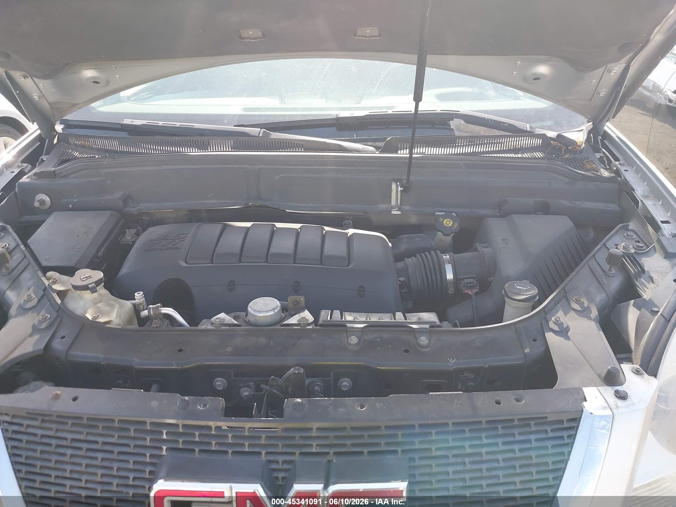 2010 Gmc Acadia Slt-1 Silver vin: 1GKLVMED9AJ266716