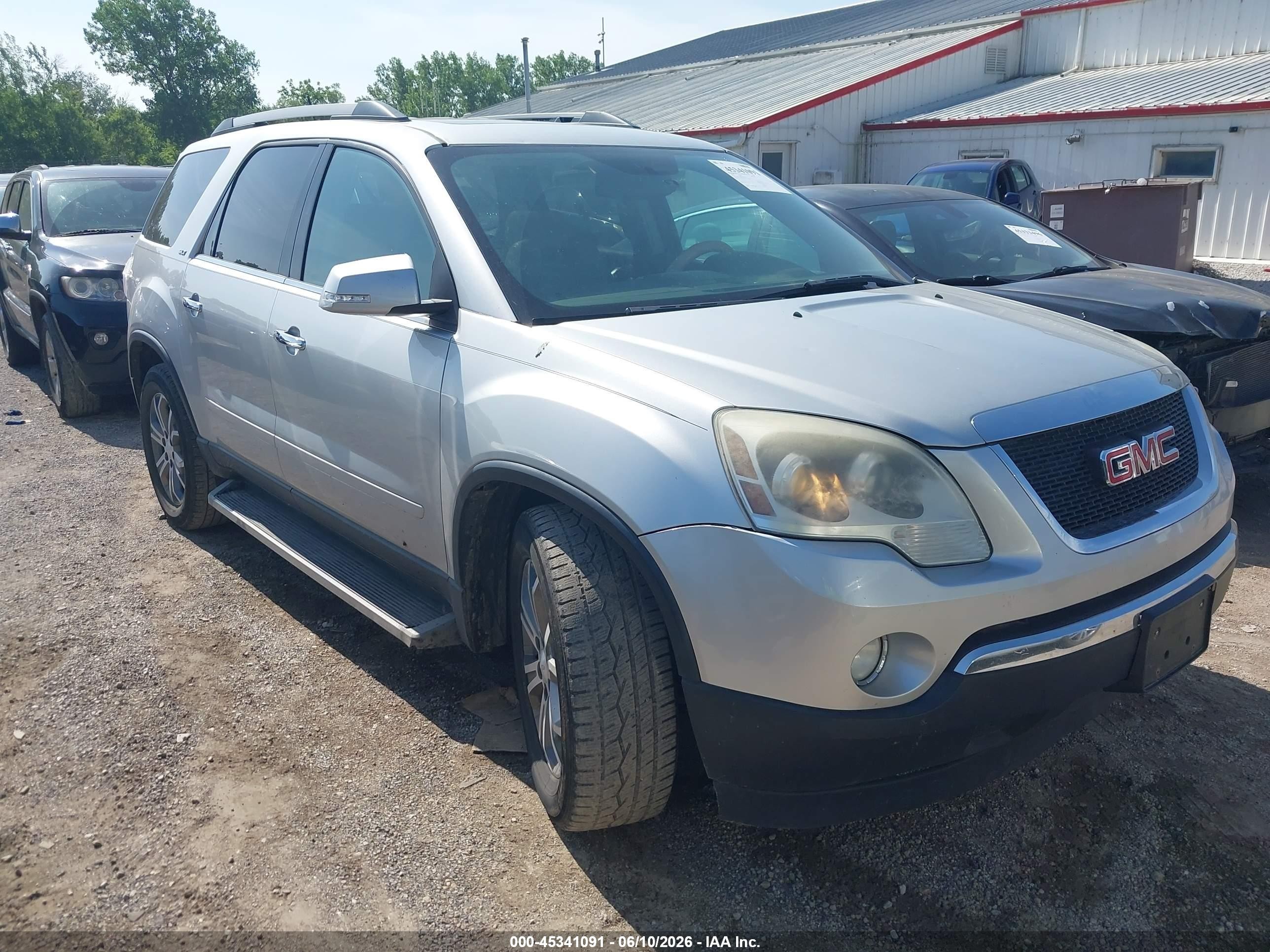 2010 Gmc Acadia Slt-1 Silver vin: 1GKLVMED9AJ266716