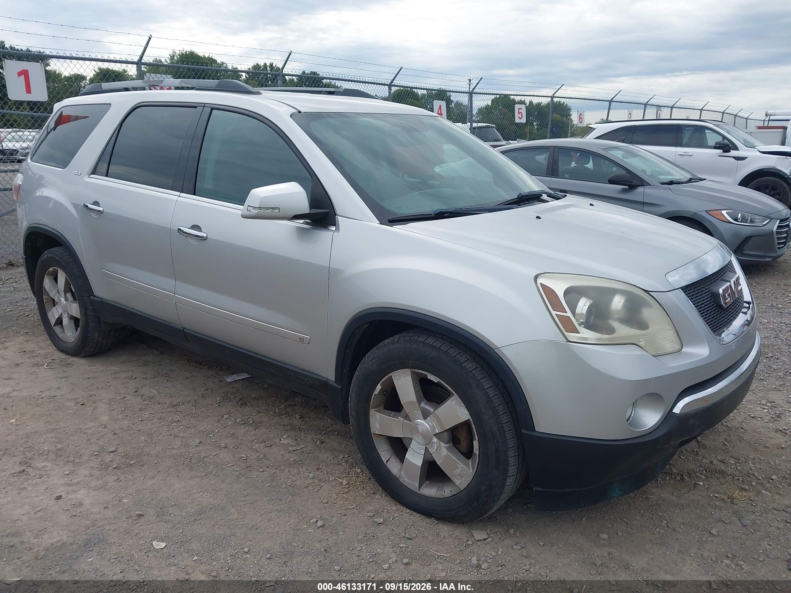 2010 Gmc Acadia Slt-1 Silver vin: 1GKLVMEDXAJ115917
