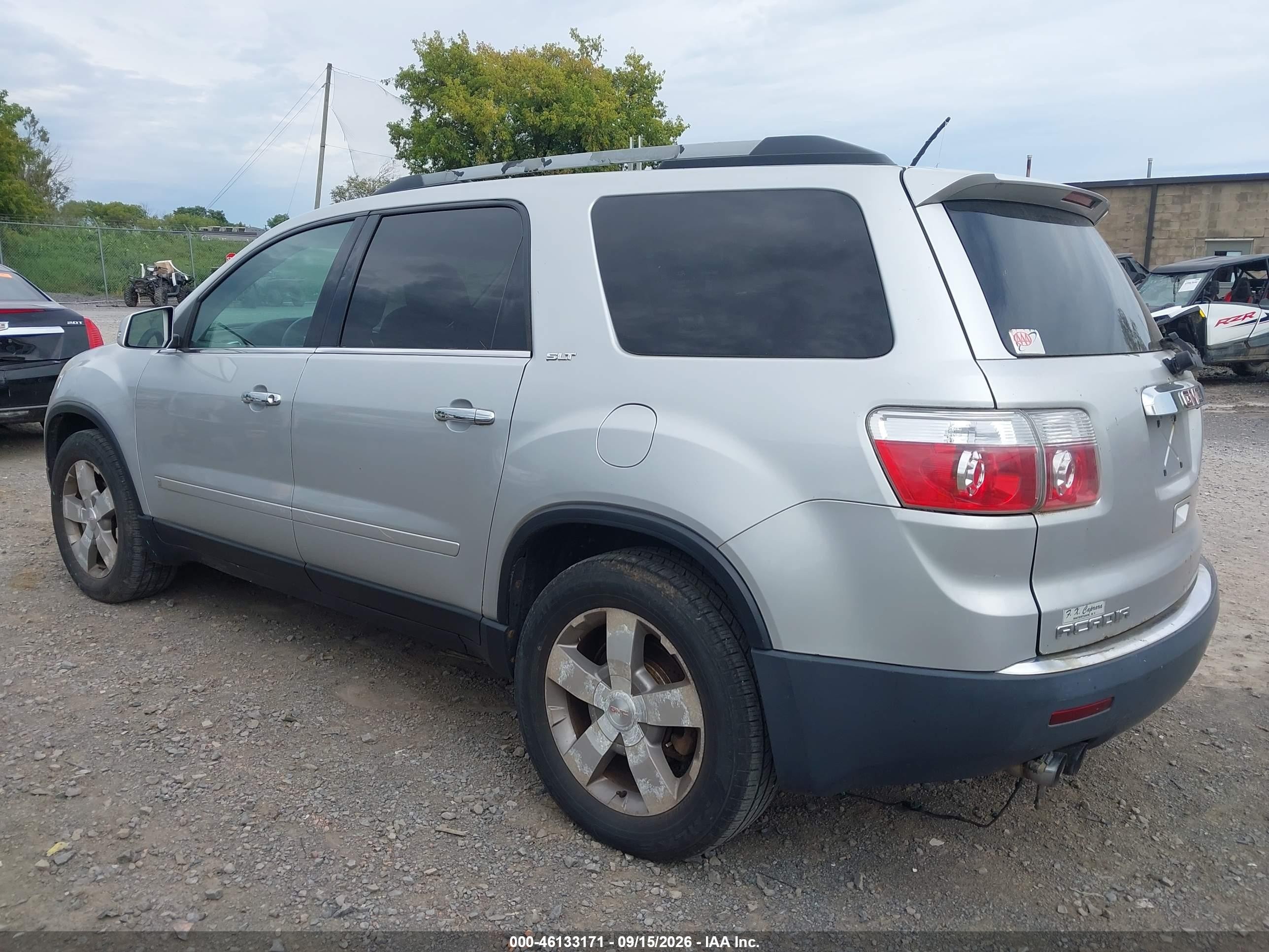 2010 Gmc Acadia Slt-1 Silver vin: 1GKLVMEDXAJ115917