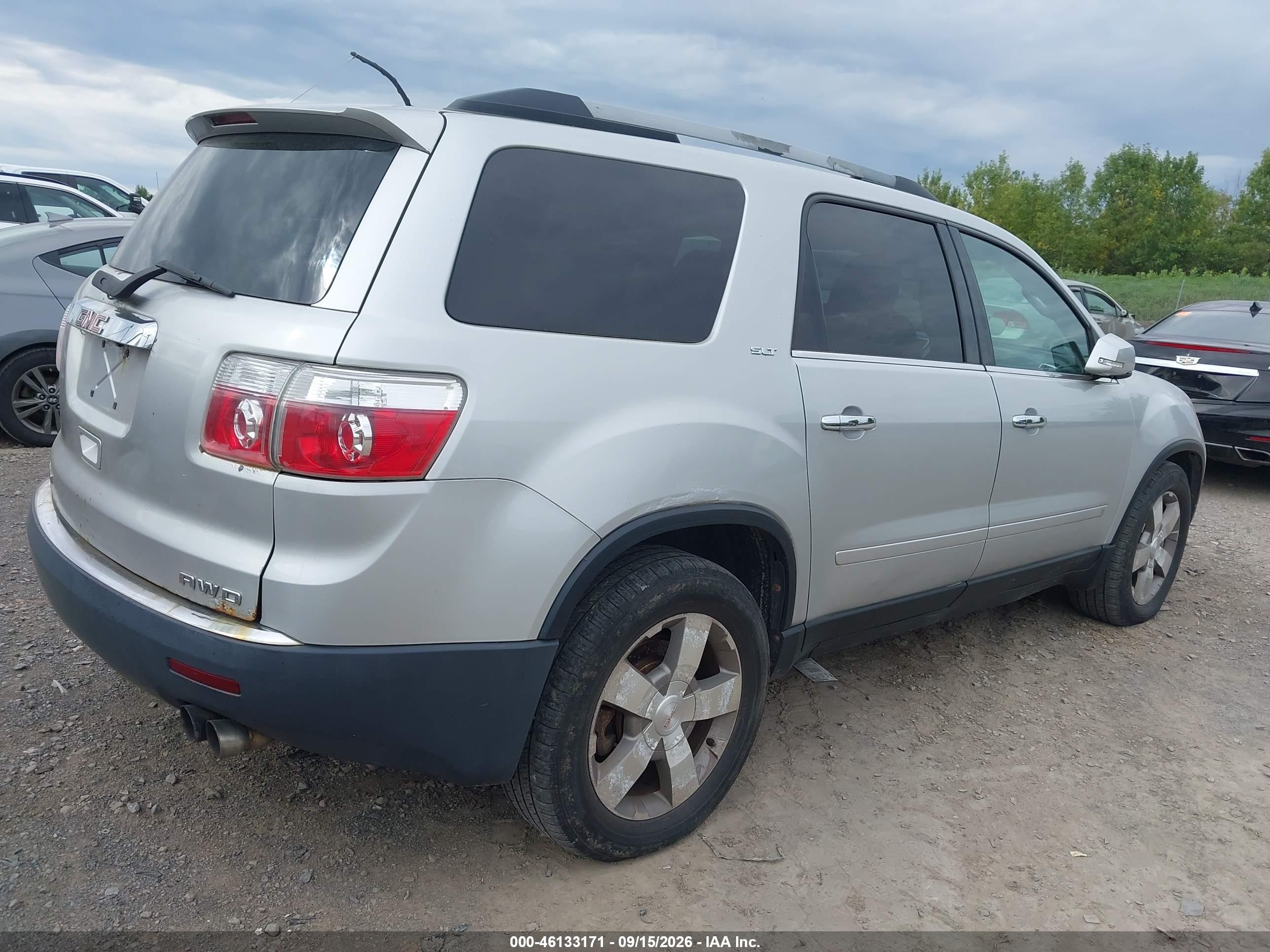 2010 Gmc Acadia Slt-1 Silver vin: 1GKLVMEDXAJ115917