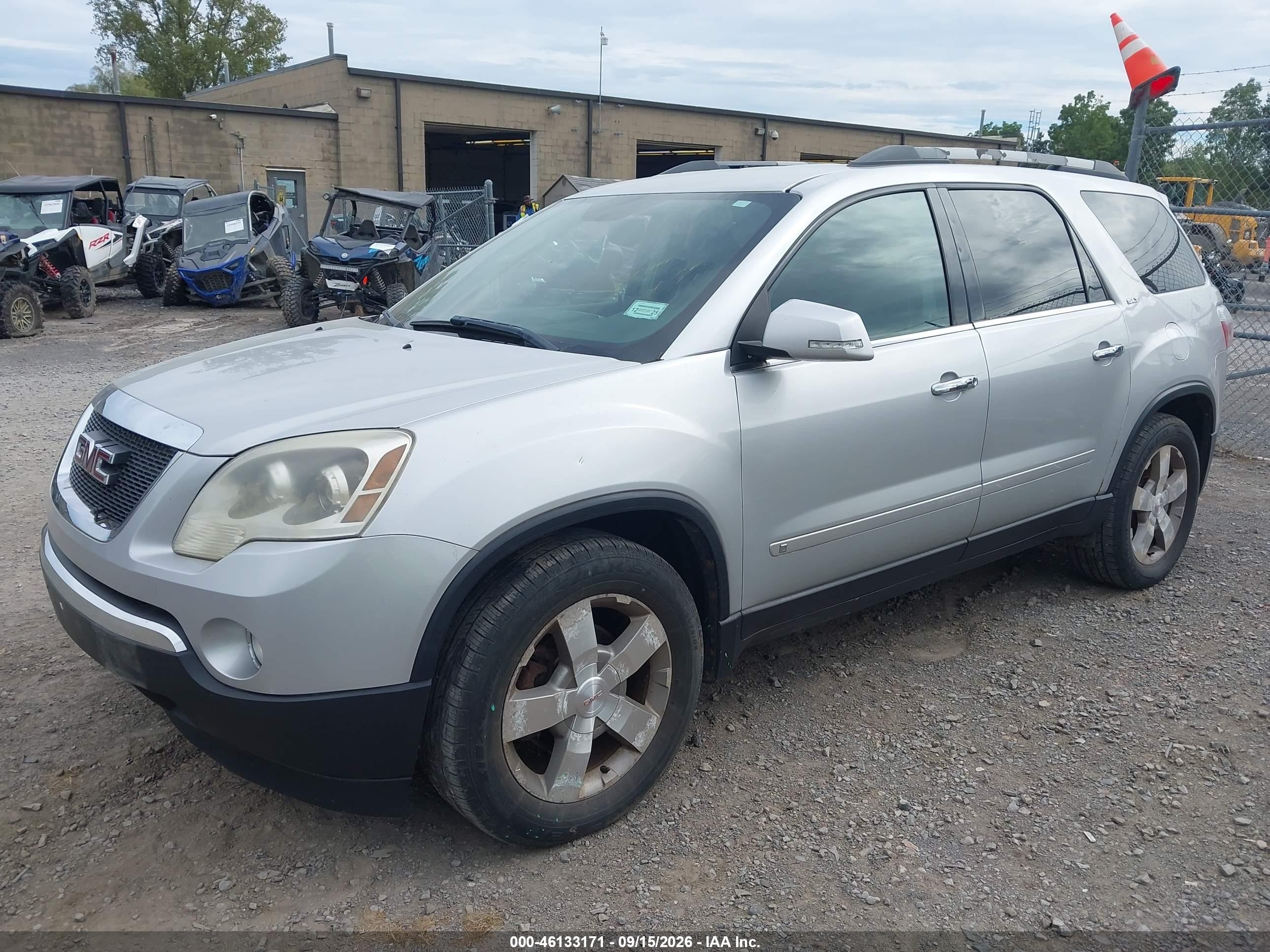2010 Gmc Acadia Slt-1 Silver vin: 1GKLVMEDXAJ115917