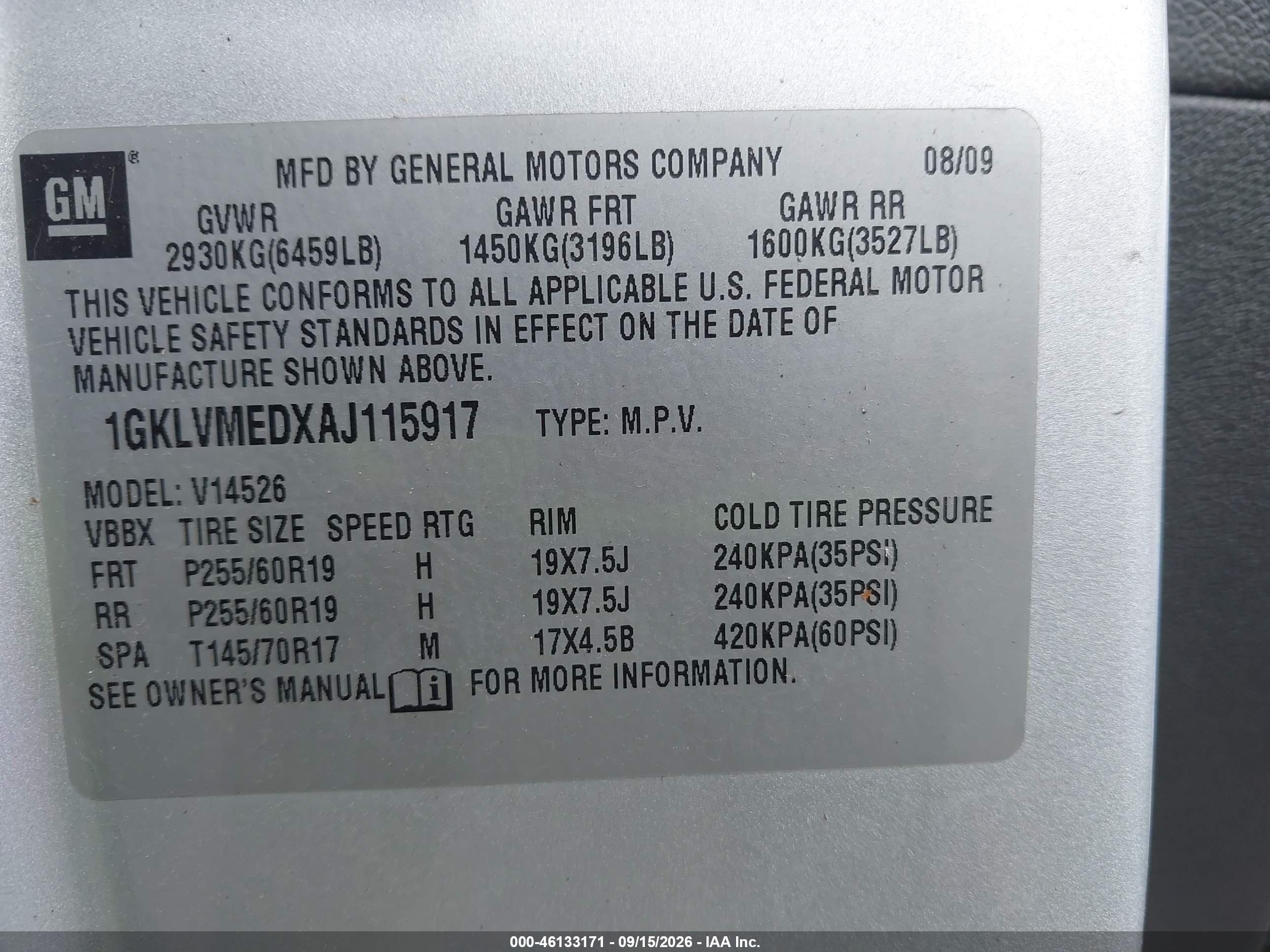 2010 Gmc Acadia Slt-1 Silver vin: 1GKLVMEDXAJ115917