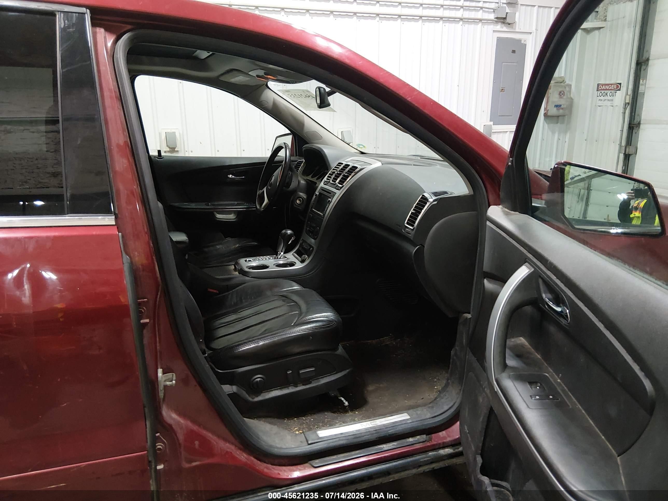 2010 Gmc Acadia Slt-2 Burgundy vin: 1GKLVNED0AJ104706
