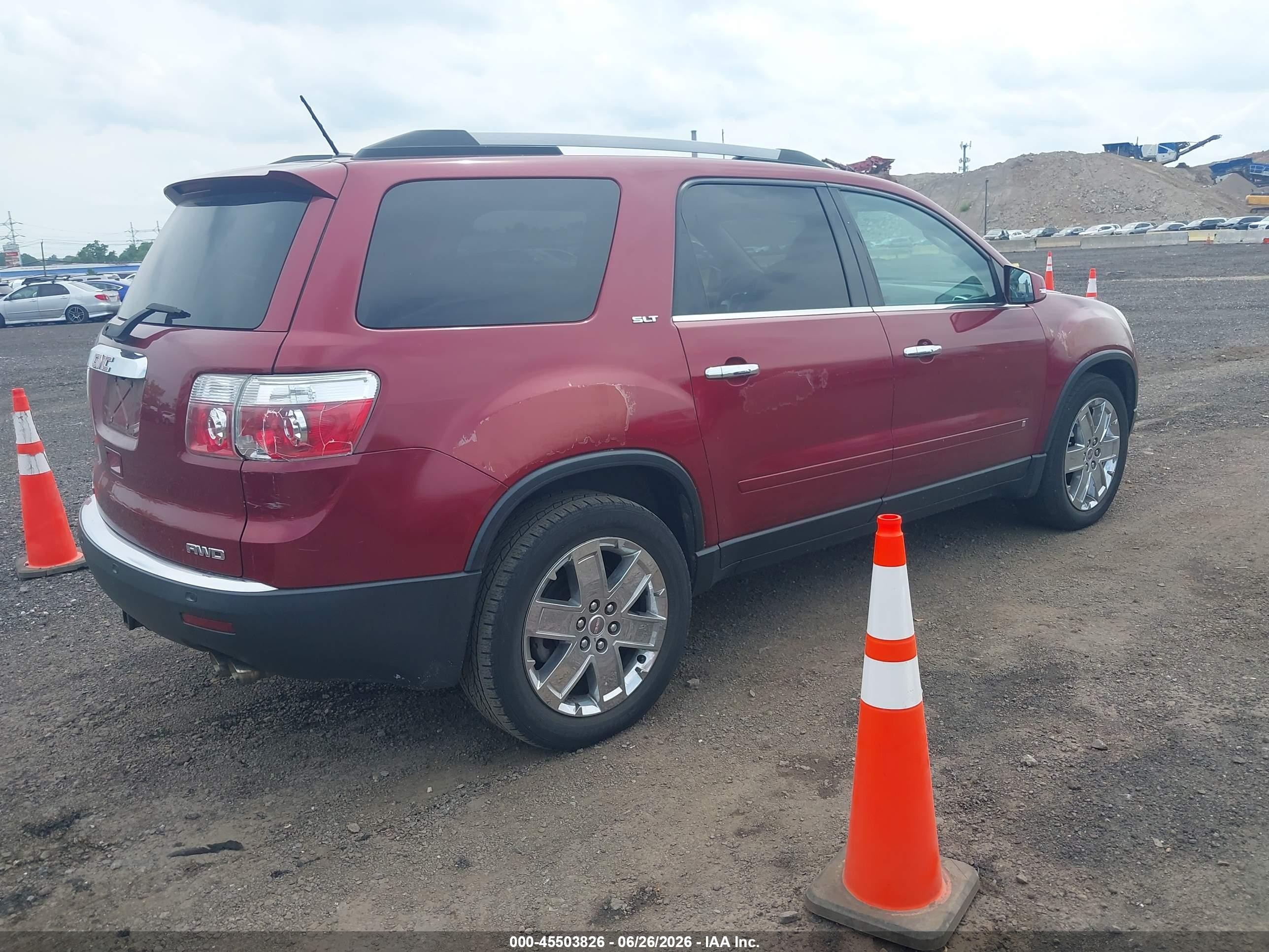 2010 Gmc Acadia Slt-2 Red vin: 1GKLVNED2AJ171128