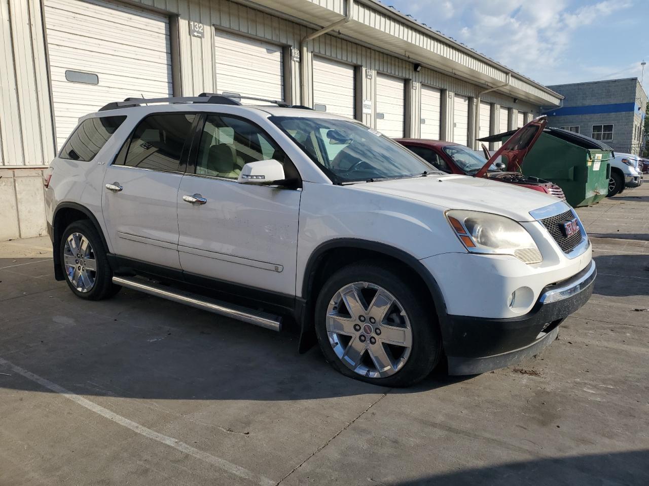 2010 Gmc Acadia Slt-2 White vin: 1GKLVNED4AJ173074