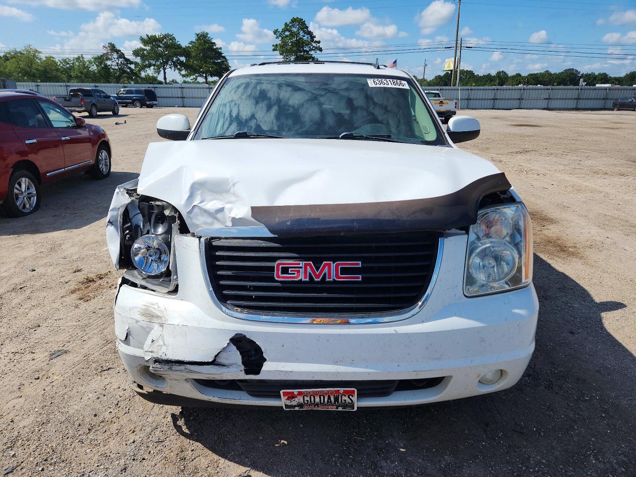 2010 Gmc Yukon Sle White vin: 1GKMCAE34AR233754