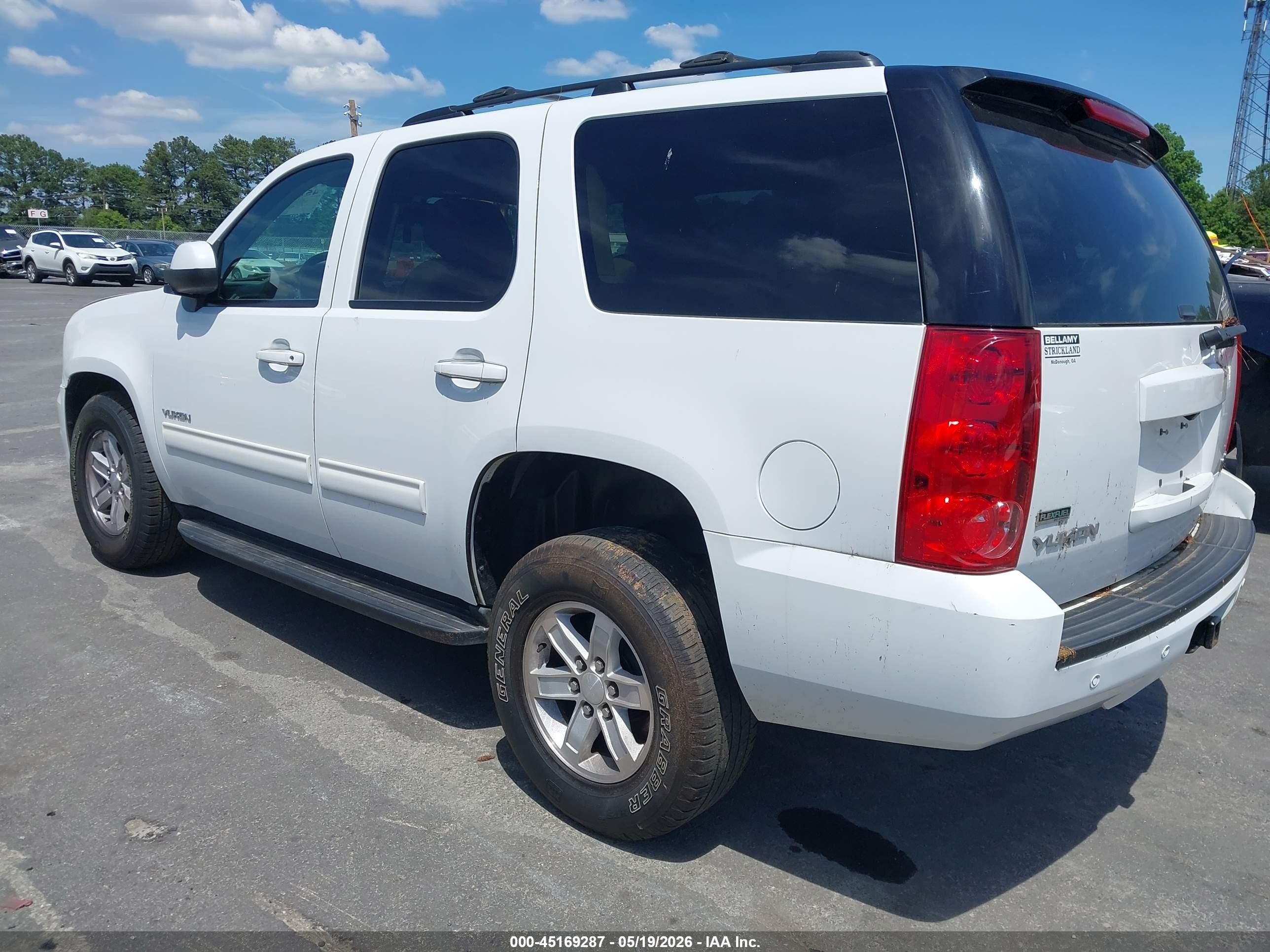 2012 Gmc Yukon Sle White vin: 1GKS1AE00CR232011
