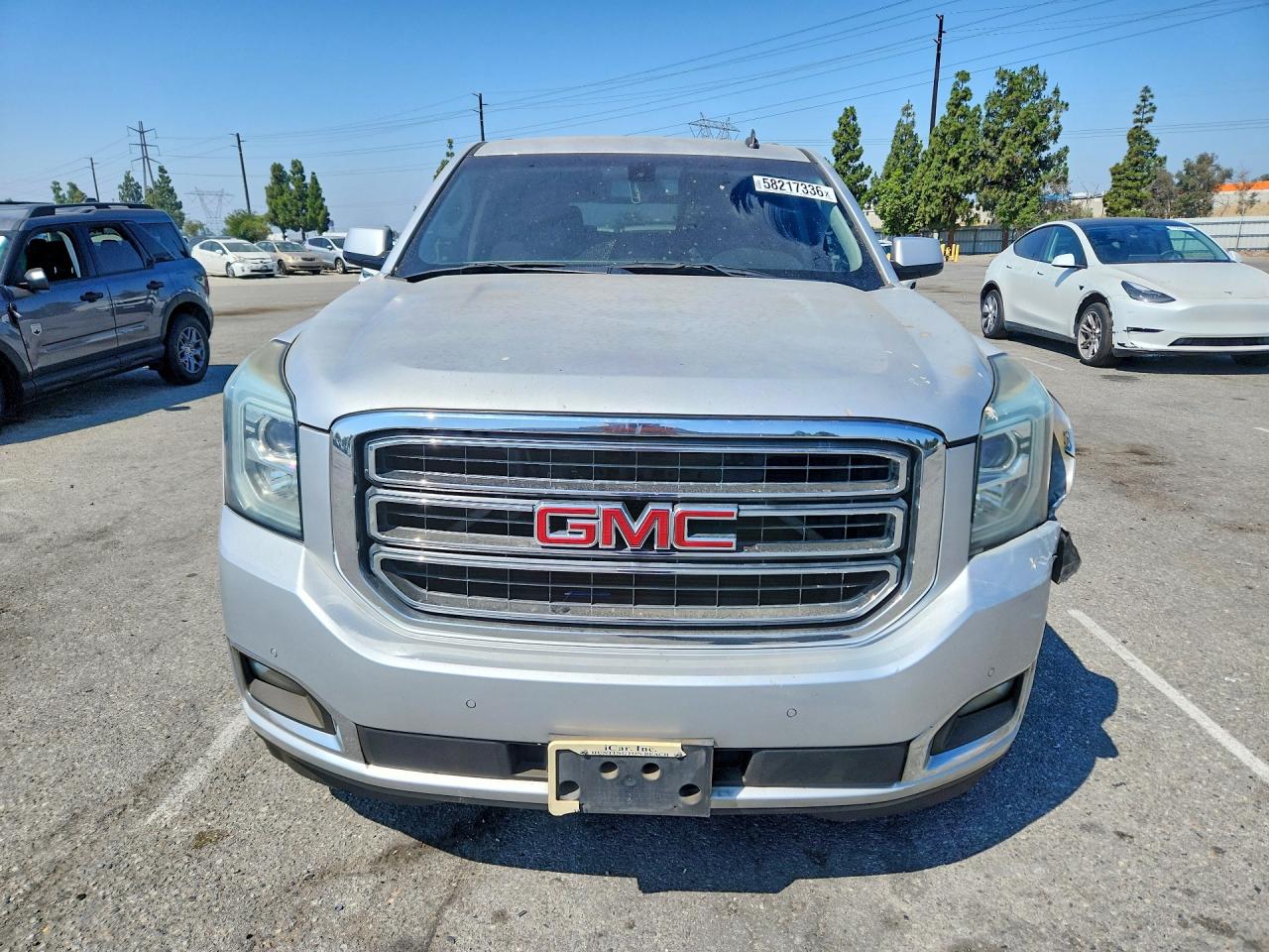 2015 Gmc Yukon Sle Серый vin: 1GKS1AEC1FR275934