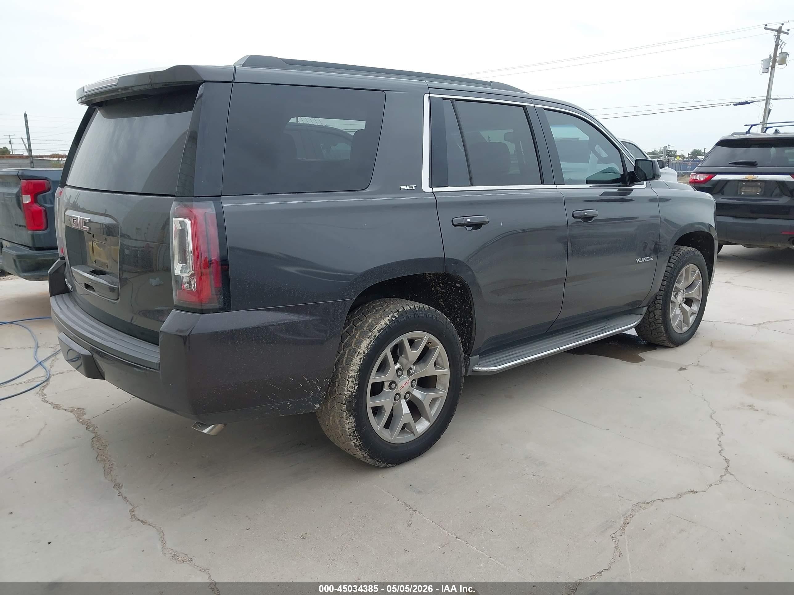 2015 Gmc Yukon Slt Gray vin: 1GKS1BKC0FR107826