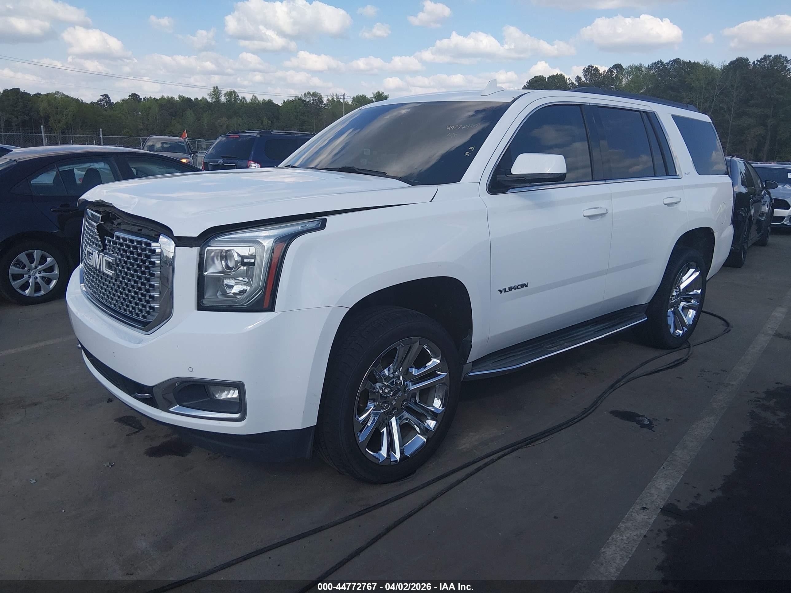 2016 Gmc Yukon Slt Белый vin: 1GKS1BKC1GR432938