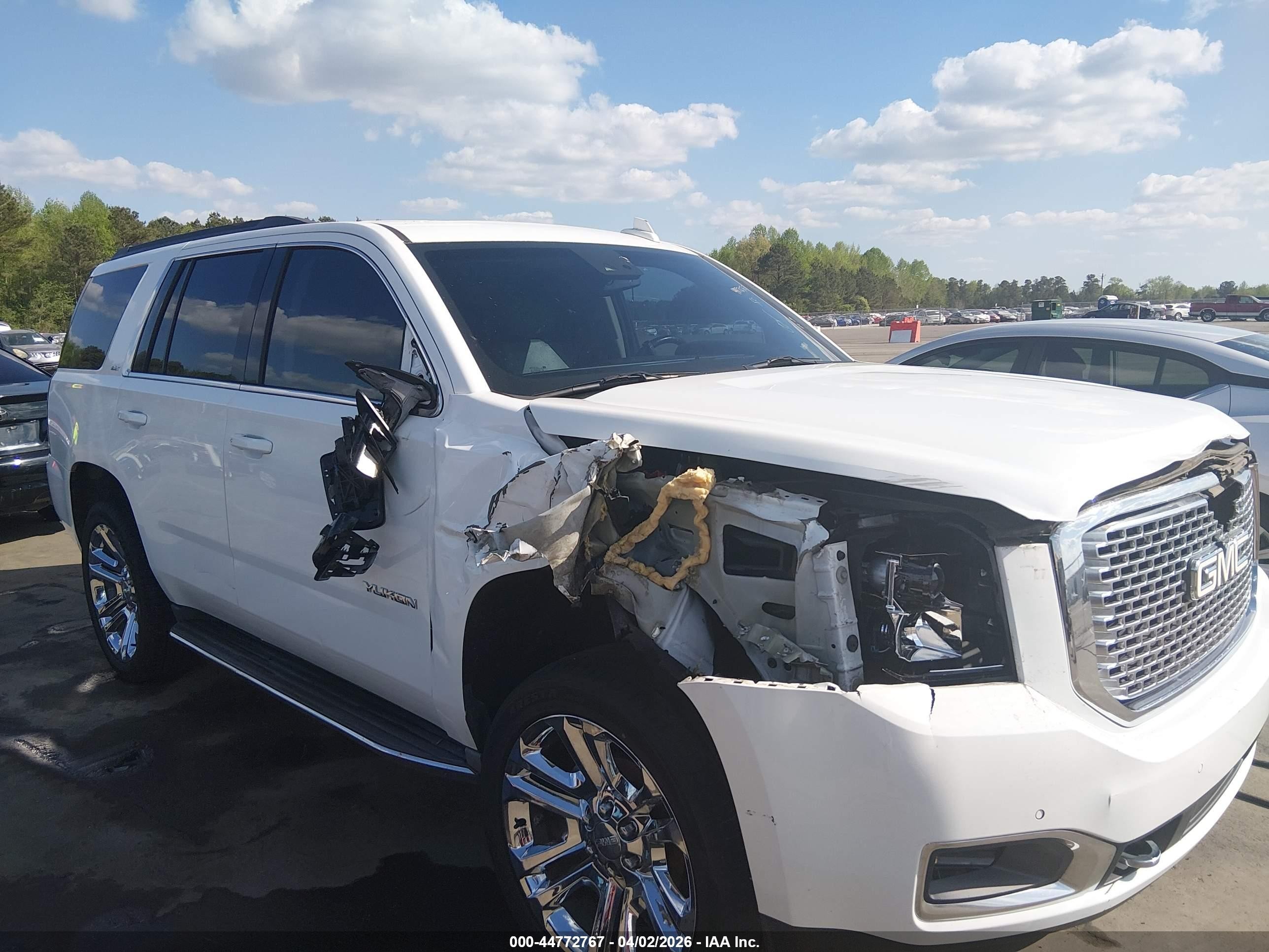2016 Gmc Yukon Slt Белый vin: 1GKS1BKC1GR432938