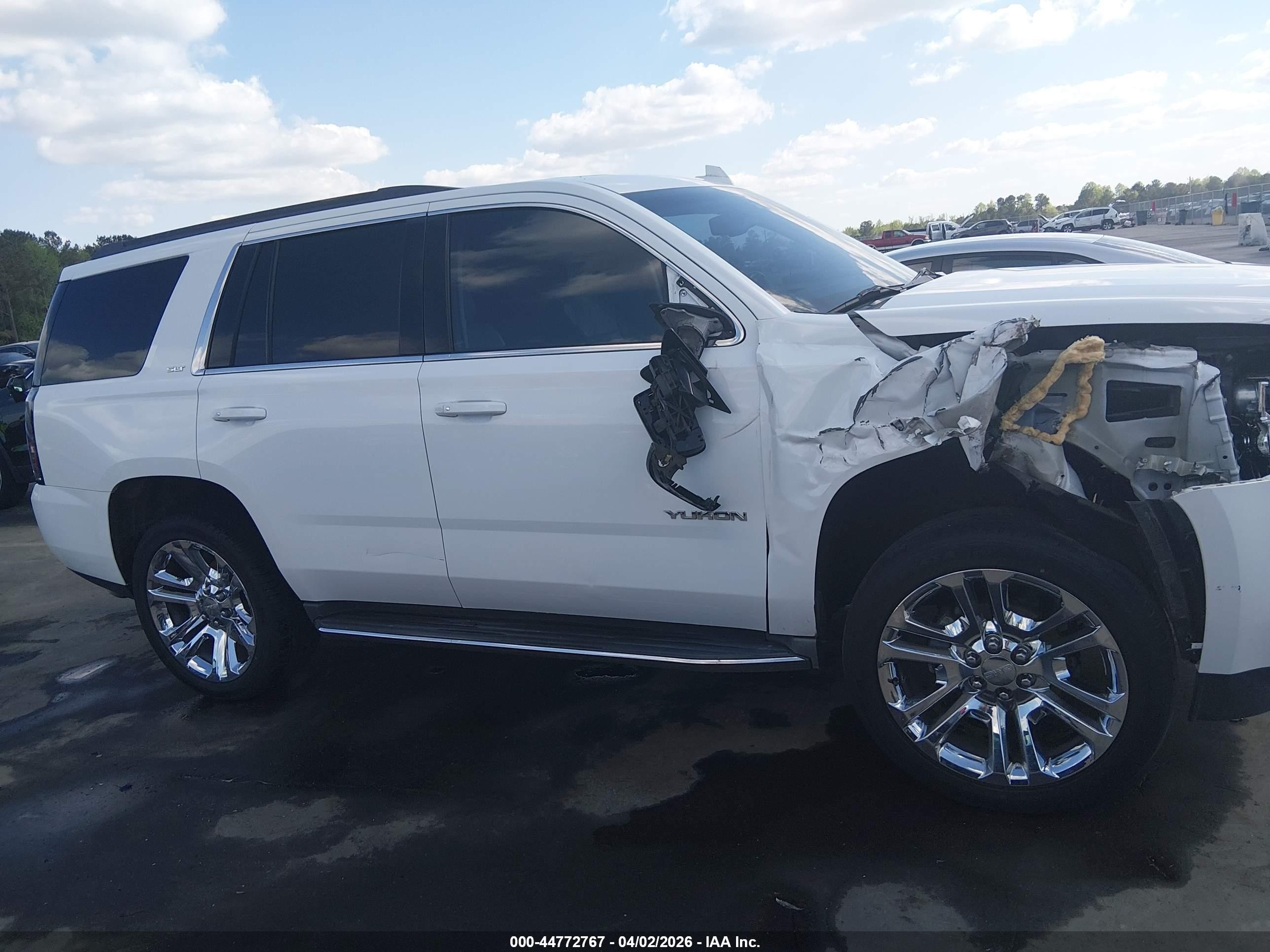 2016 Gmc Yukon Slt Белый vin: 1GKS1BKC1GR432938