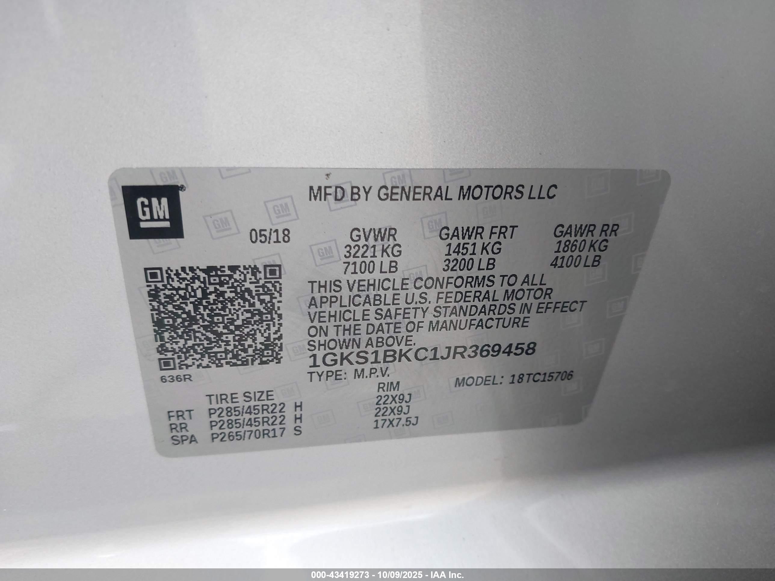 2018 Gmc Yukon Slt Серебряный vin: 1GKS1BKC1JR369458