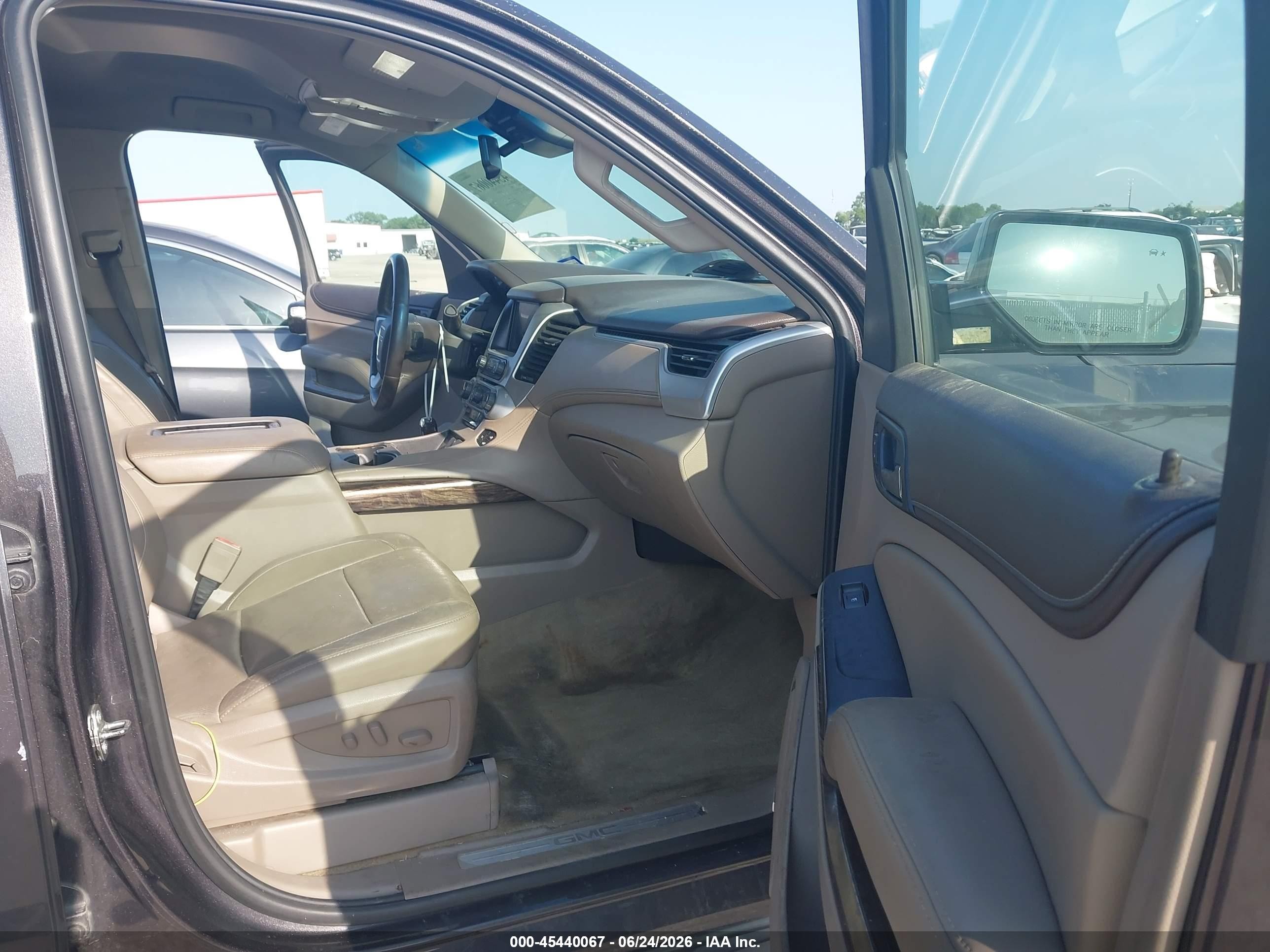 2015 Gmc Yukon Slt Gray vin: 1GKS1BKC3FR120165