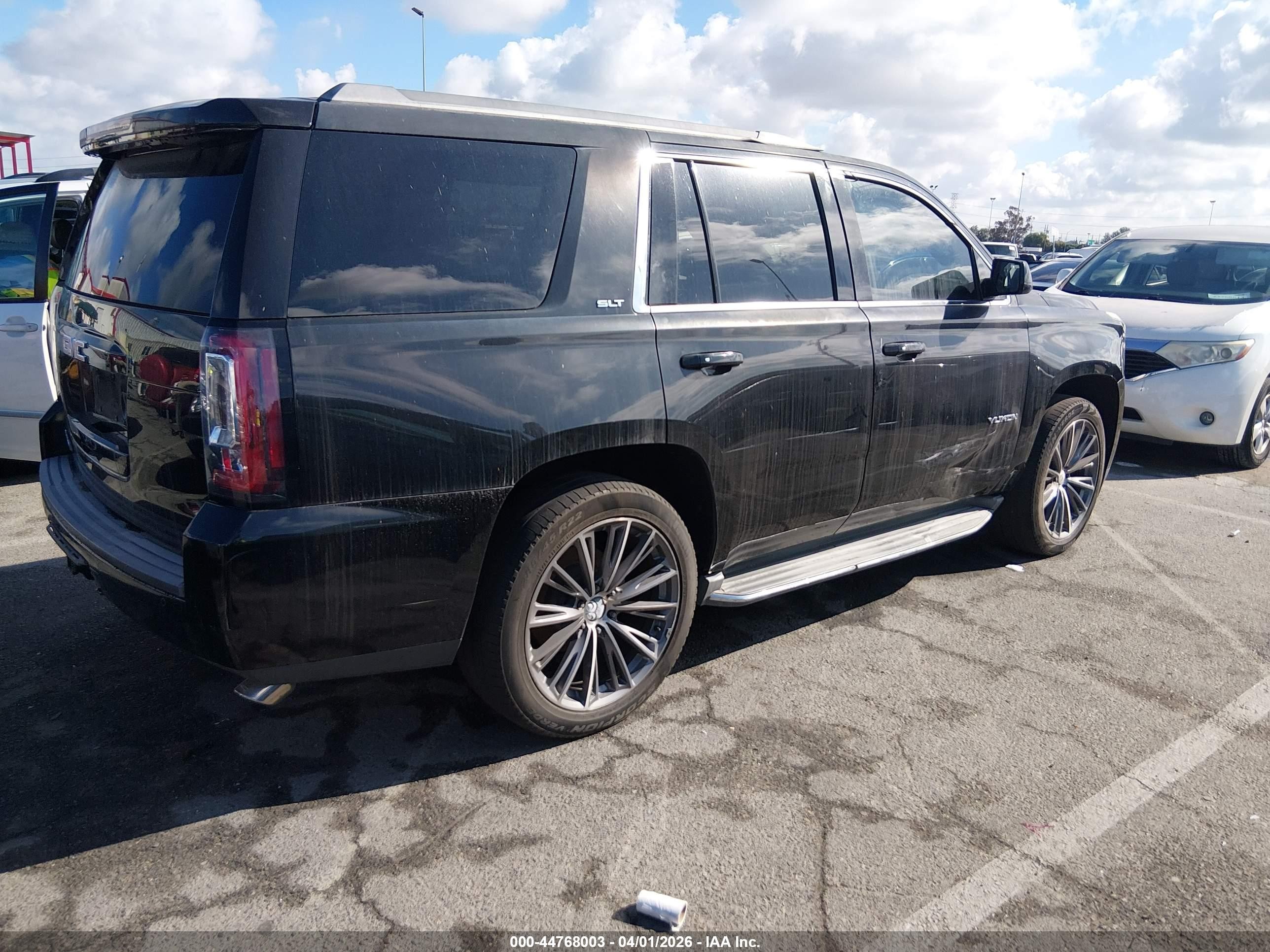 2016 Gmc Yukon Slt Black vin: 1GKS1BKC3GR330136