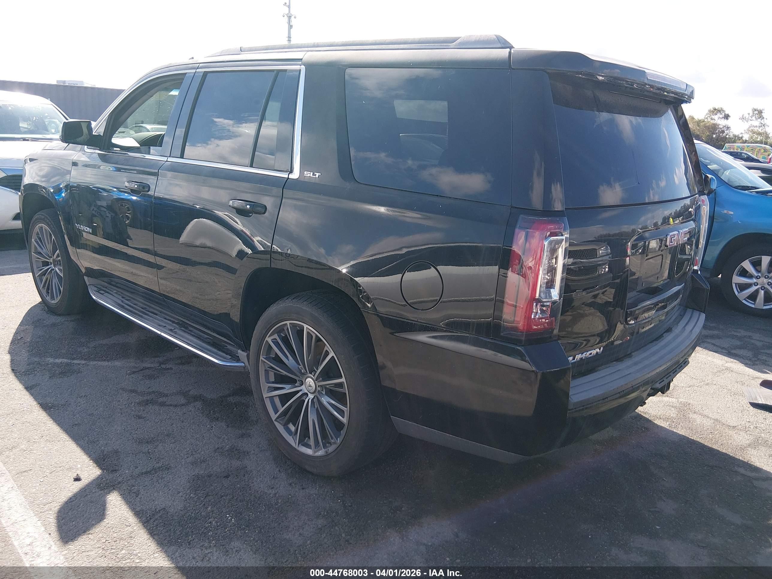 2016 Gmc Yukon Slt Black vin: 1GKS1BKC3GR330136