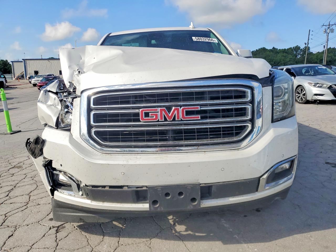 2020 Gmc Yukon Slt White vin: 1GKS1BKC3LR273916