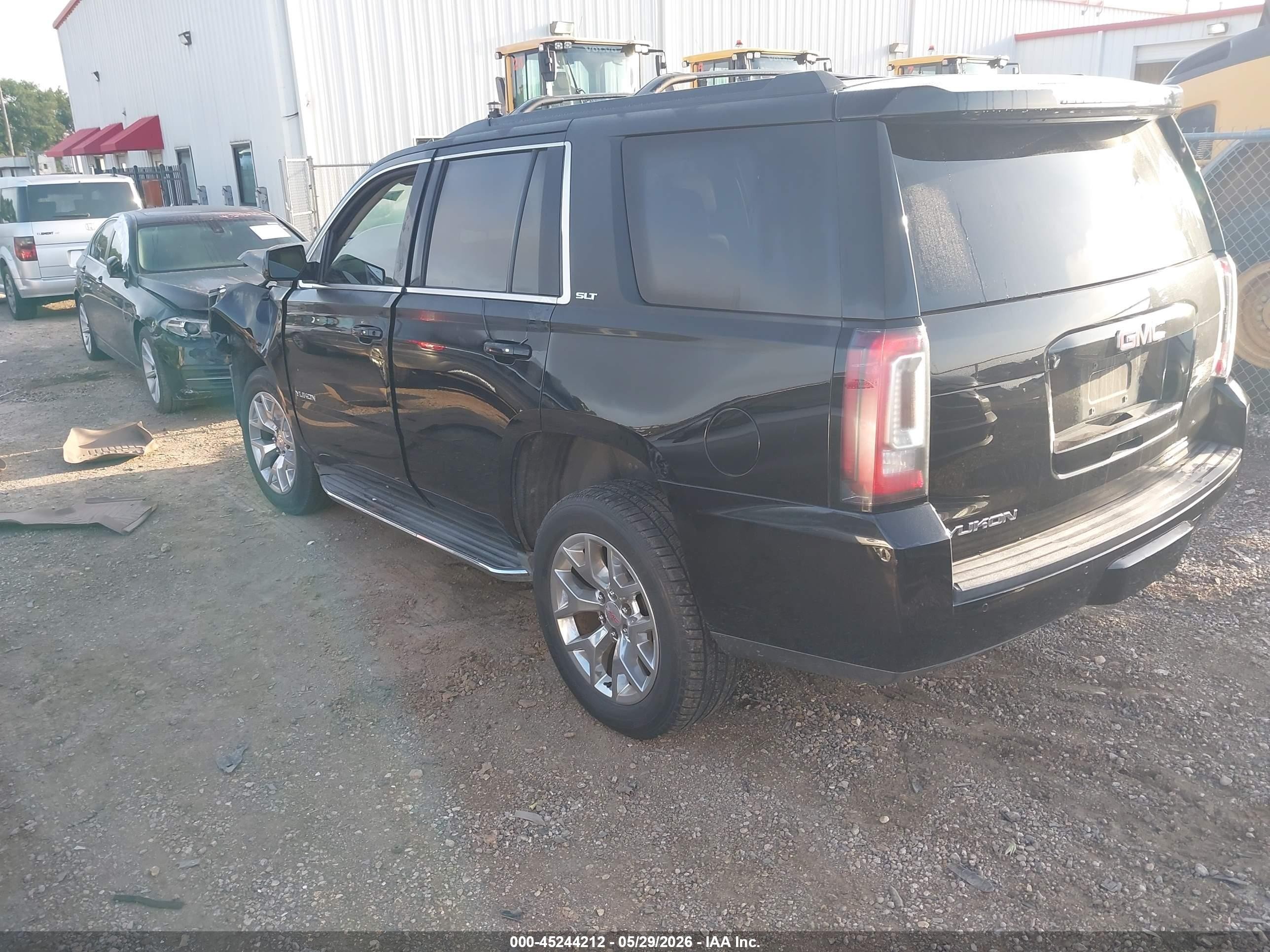 2015 Gmc Yukon Slt Black vin: 1GKS1BKC4FR253484