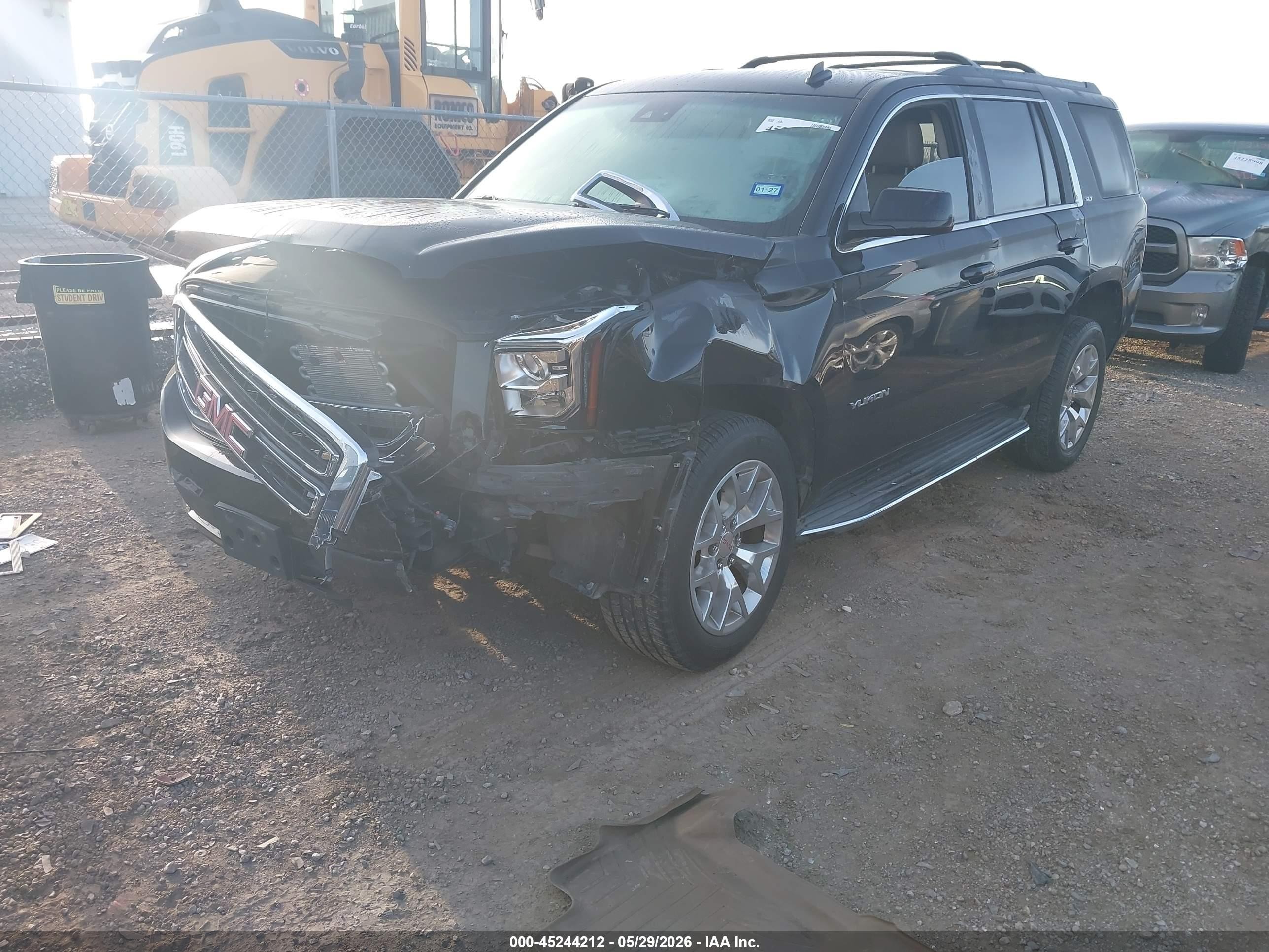 2015 Gmc Yukon Slt Black vin: 1GKS1BKC4FR253484