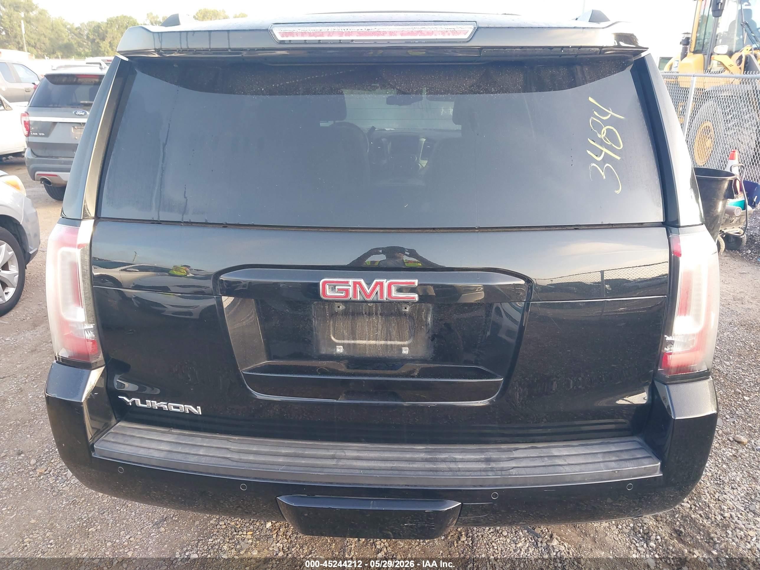2015 Gmc Yukon Slt Black vin: 1GKS1BKC4FR253484