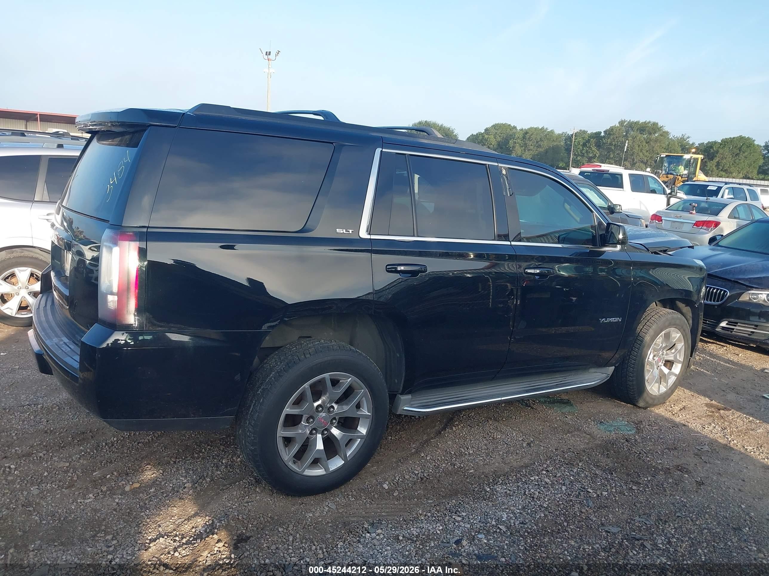 2015 Gmc Yukon Slt Black vin: 1GKS1BKC4FR253484