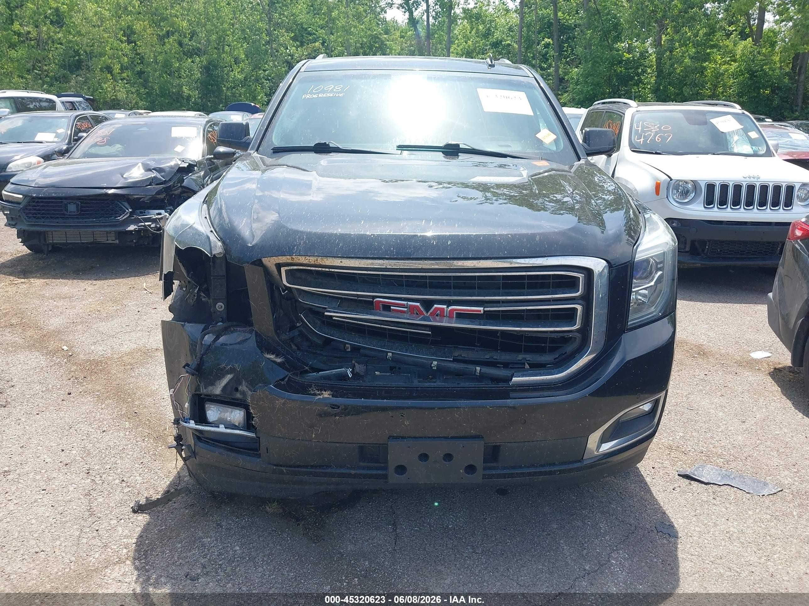 2015 Gmc Yukon Slt Black vin: 1GKS1BKC5FR230635