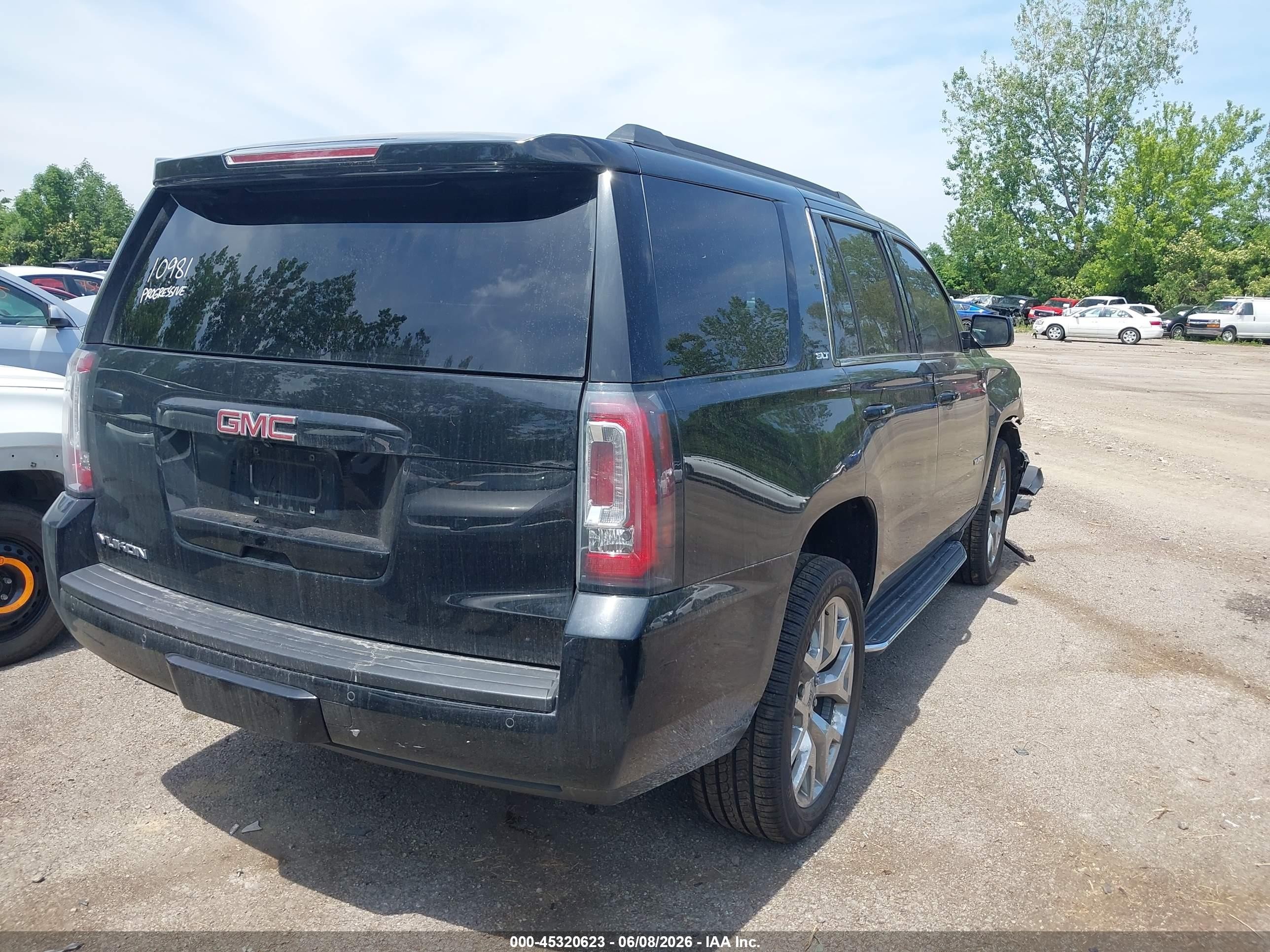 2015 Gmc Yukon Slt Black vin: 1GKS1BKC5FR230635