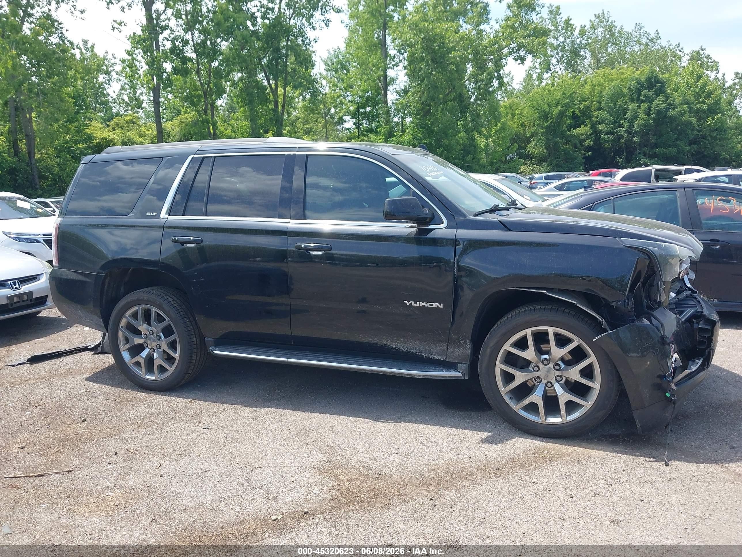 2015 Gmc Yukon Slt Black vin: 1GKS1BKC5FR230635
