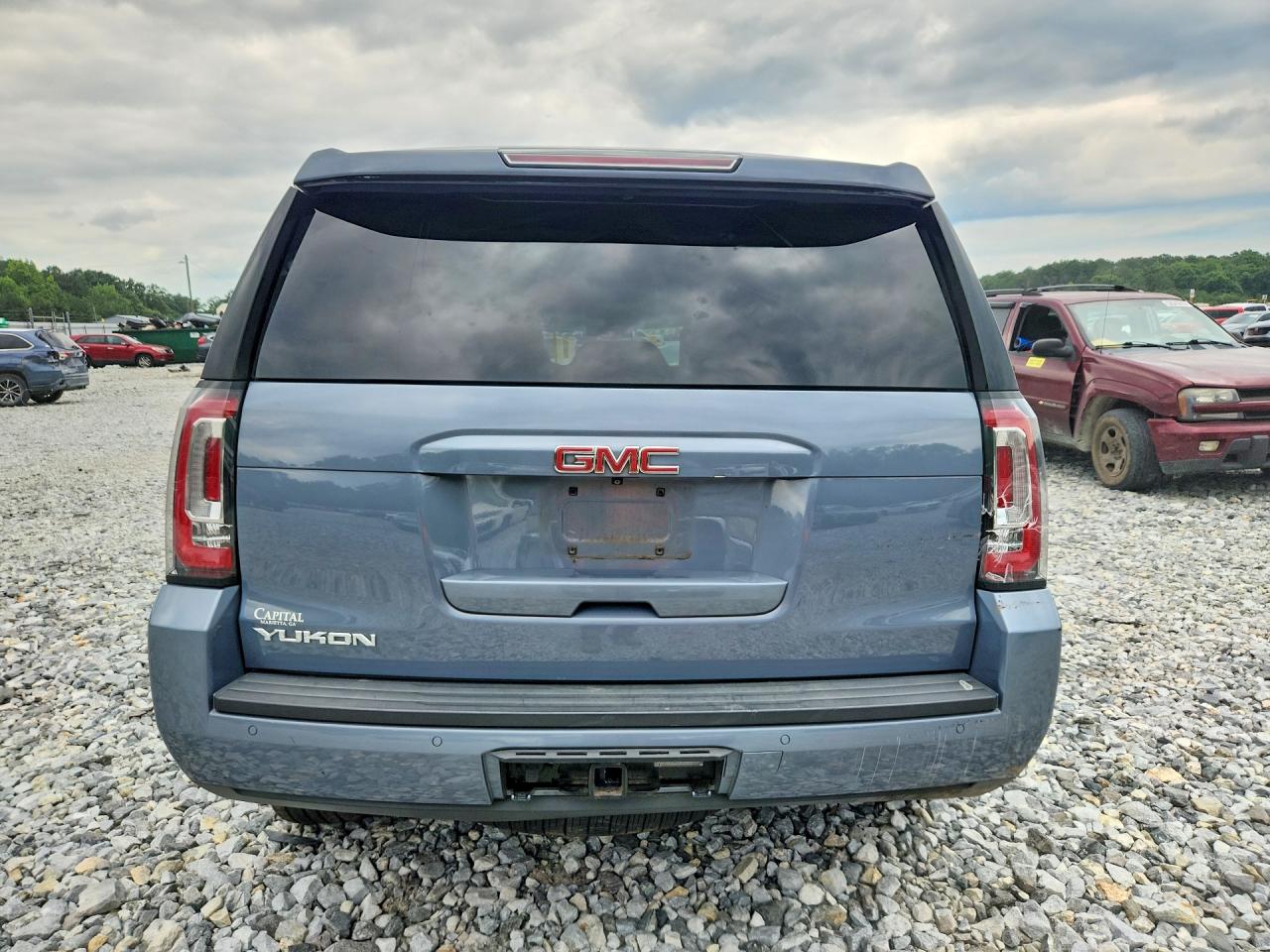 2015 Gmc Yukon Slt Blue vin: 1GKS1BKC5FR674260