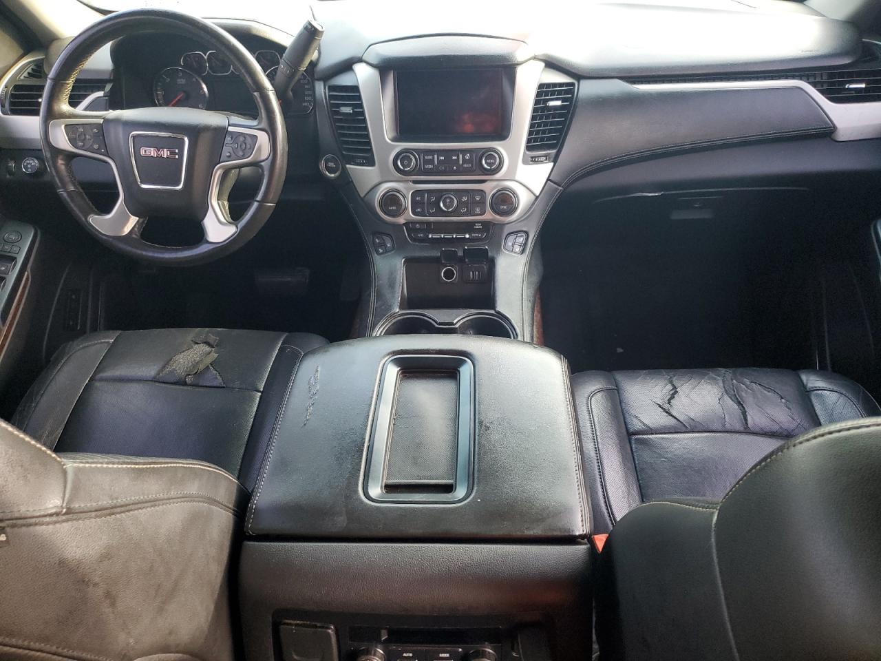 2015 Gmc Yukon Slt Черный vin: 1GKS1BKC6FR250294 Damage: Right Front Seat Cushion, Torn, > 12 Inches
