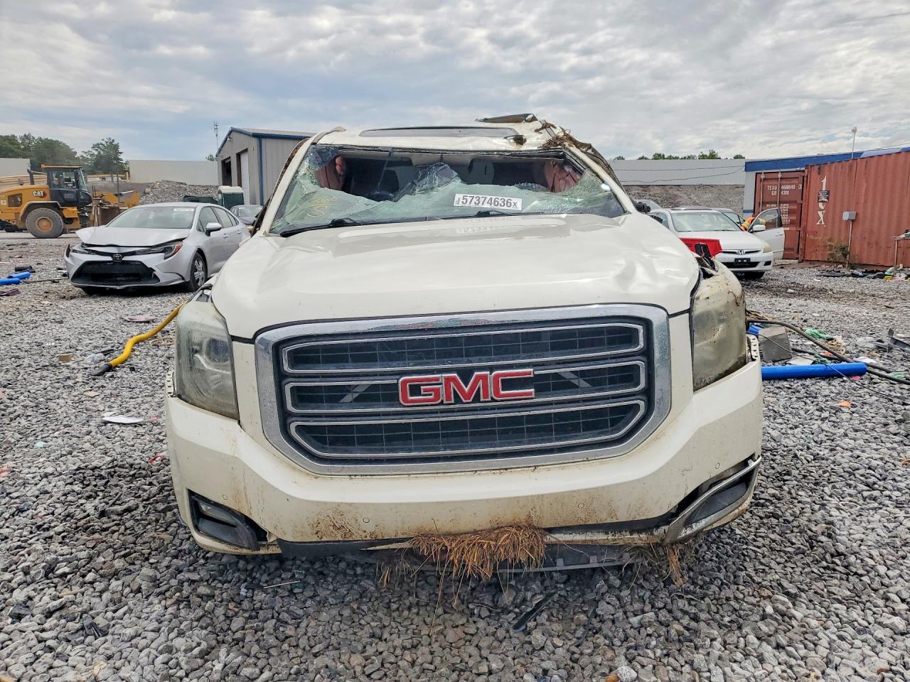2015 Gmc Yukon Slt White vin: 1GKS1BKC8FR183827