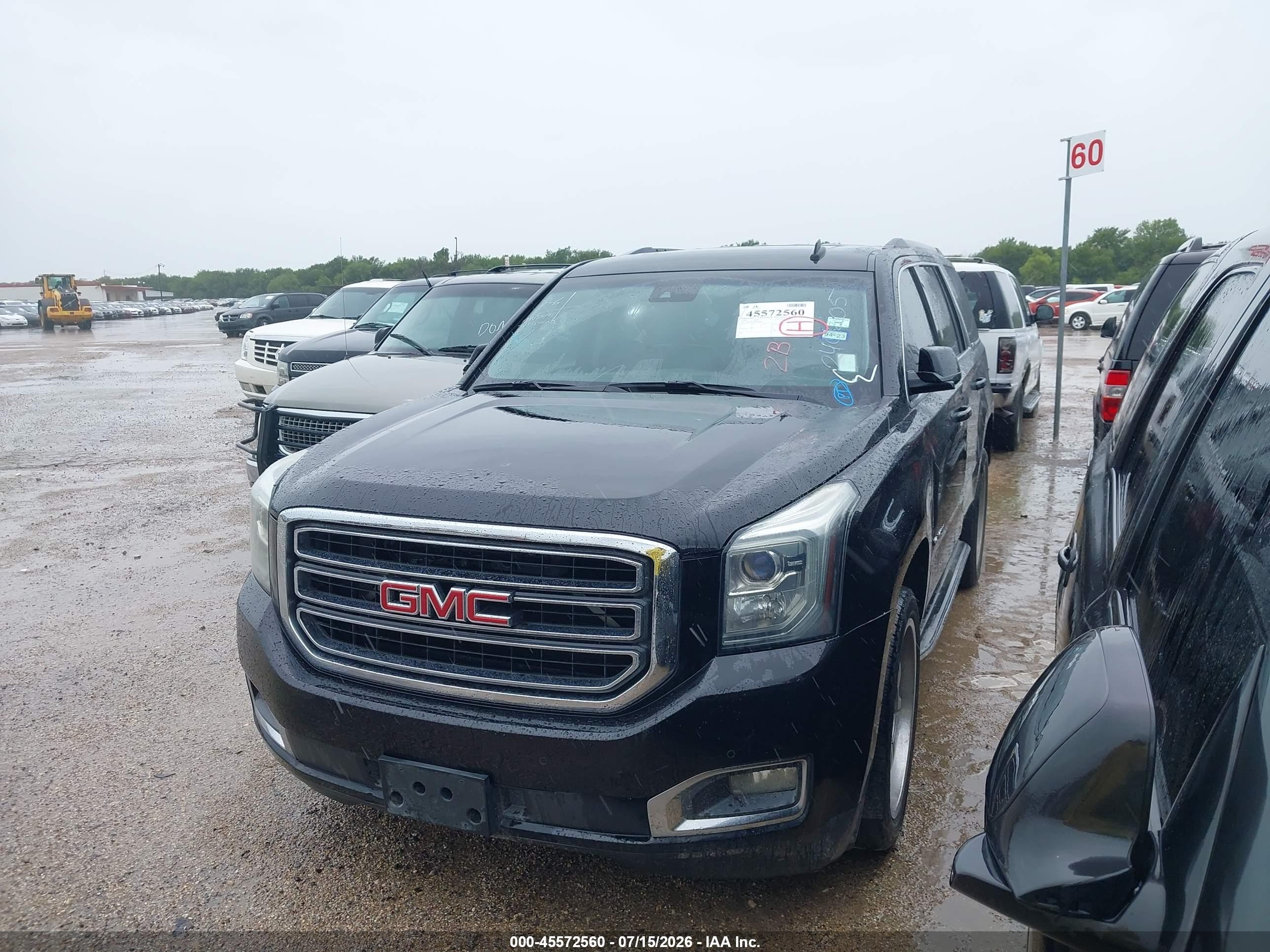 2015 Gmc Yukon Slt Black vin: 1GKS1BKC8FR240205