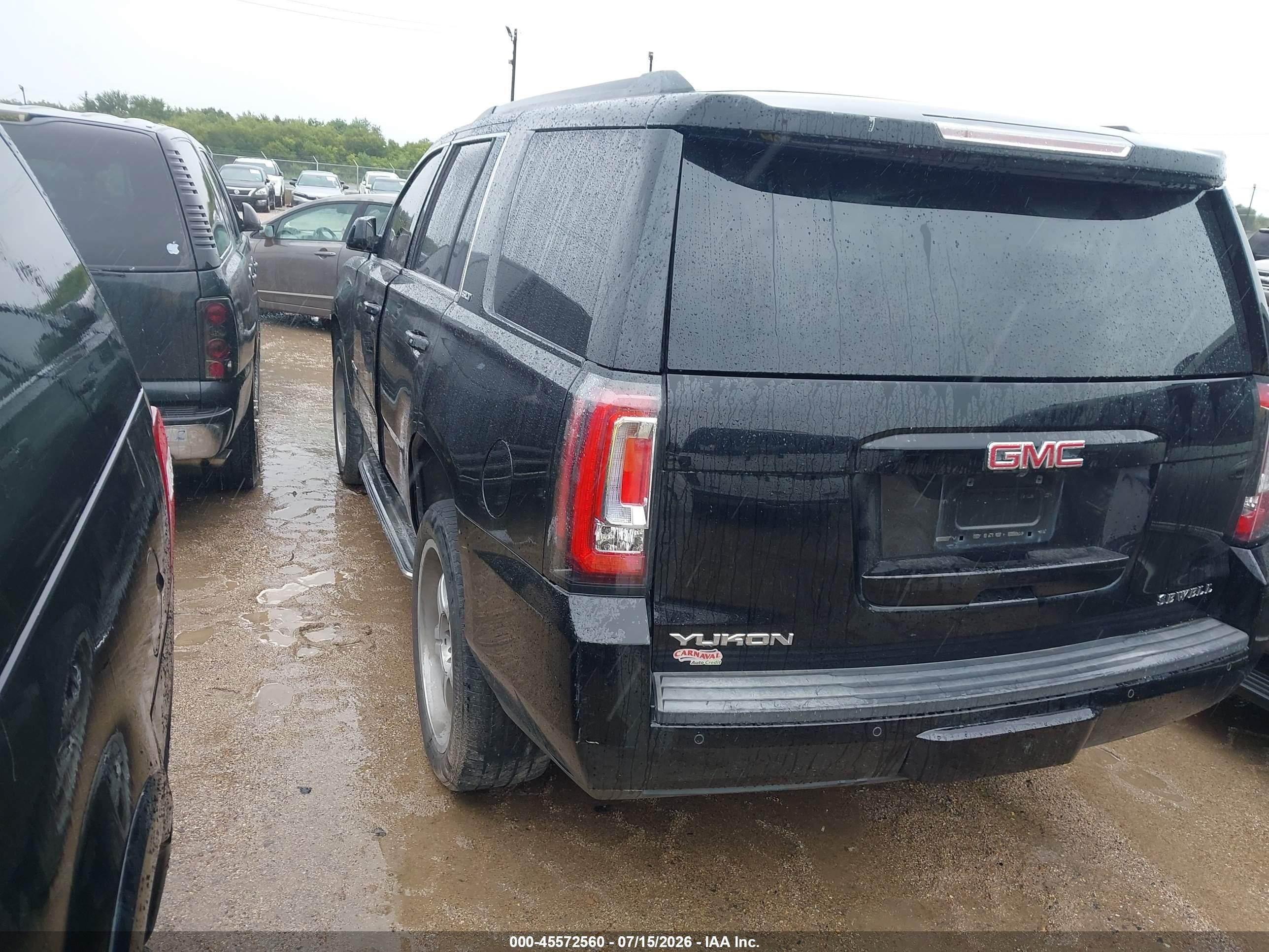 2015 Gmc Yukon Slt Black vin: 1GKS1BKC8FR240205