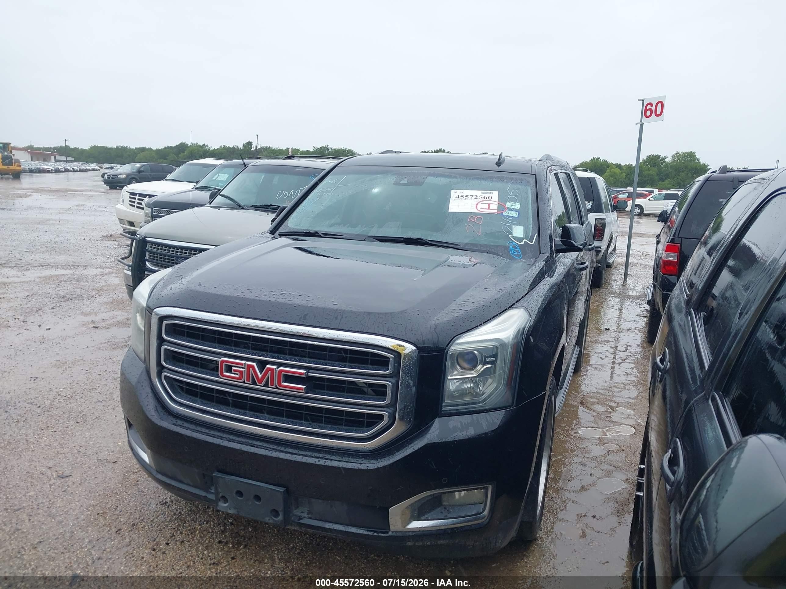 2015 Gmc Yukon Slt Black vin: 1GKS1BKC8FR240205