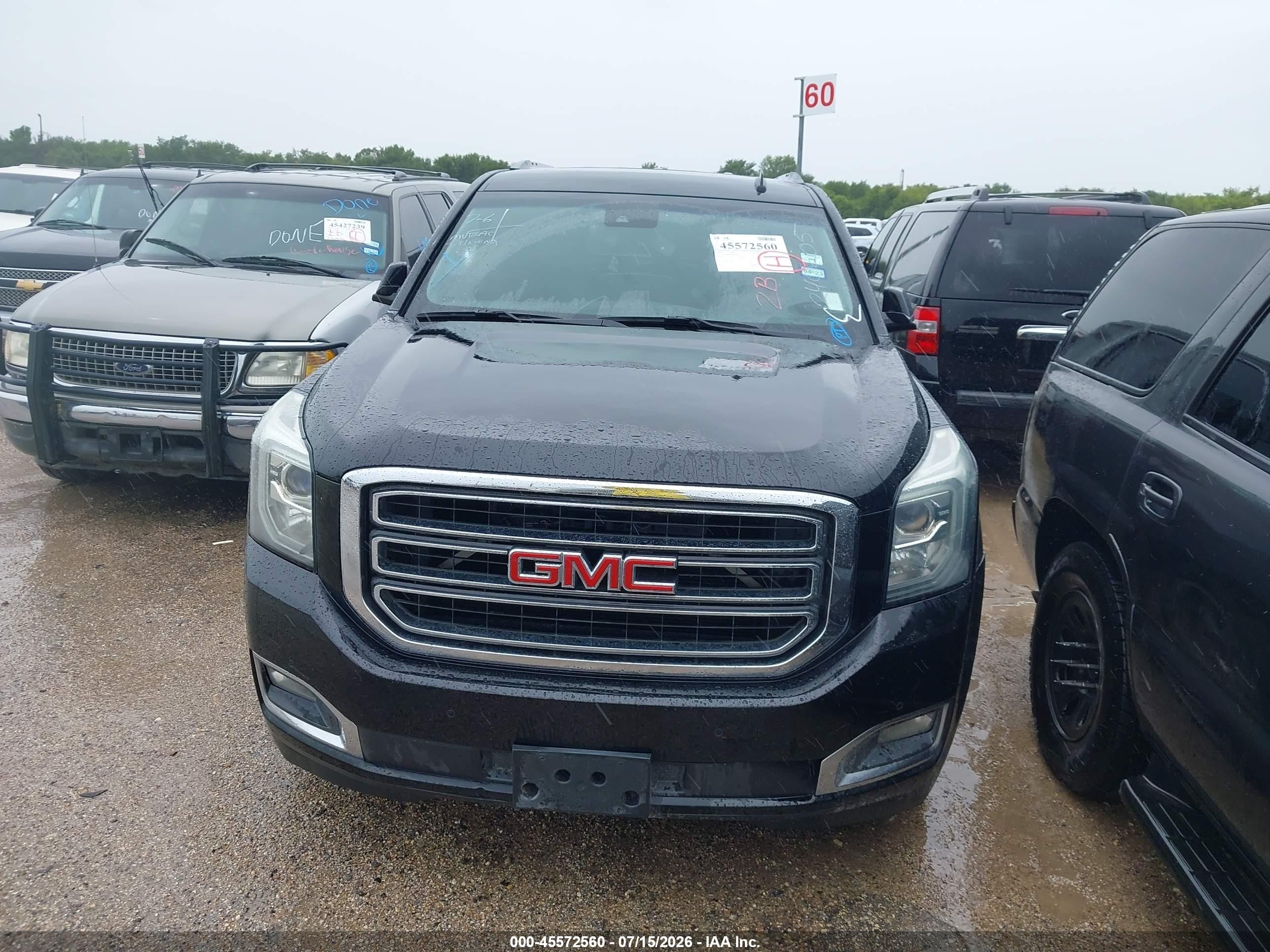 2015 Gmc Yukon Slt Black vin: 1GKS1BKC8FR240205