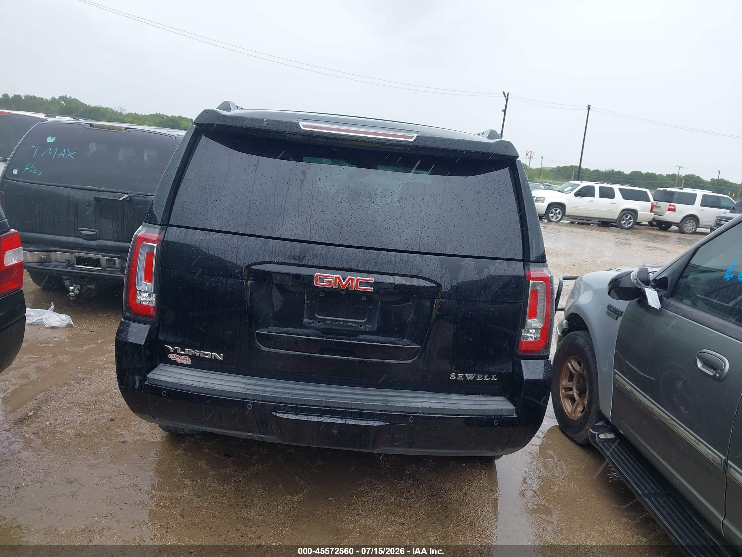 2015 Gmc Yukon Slt Black vin: 1GKS1BKC8FR240205