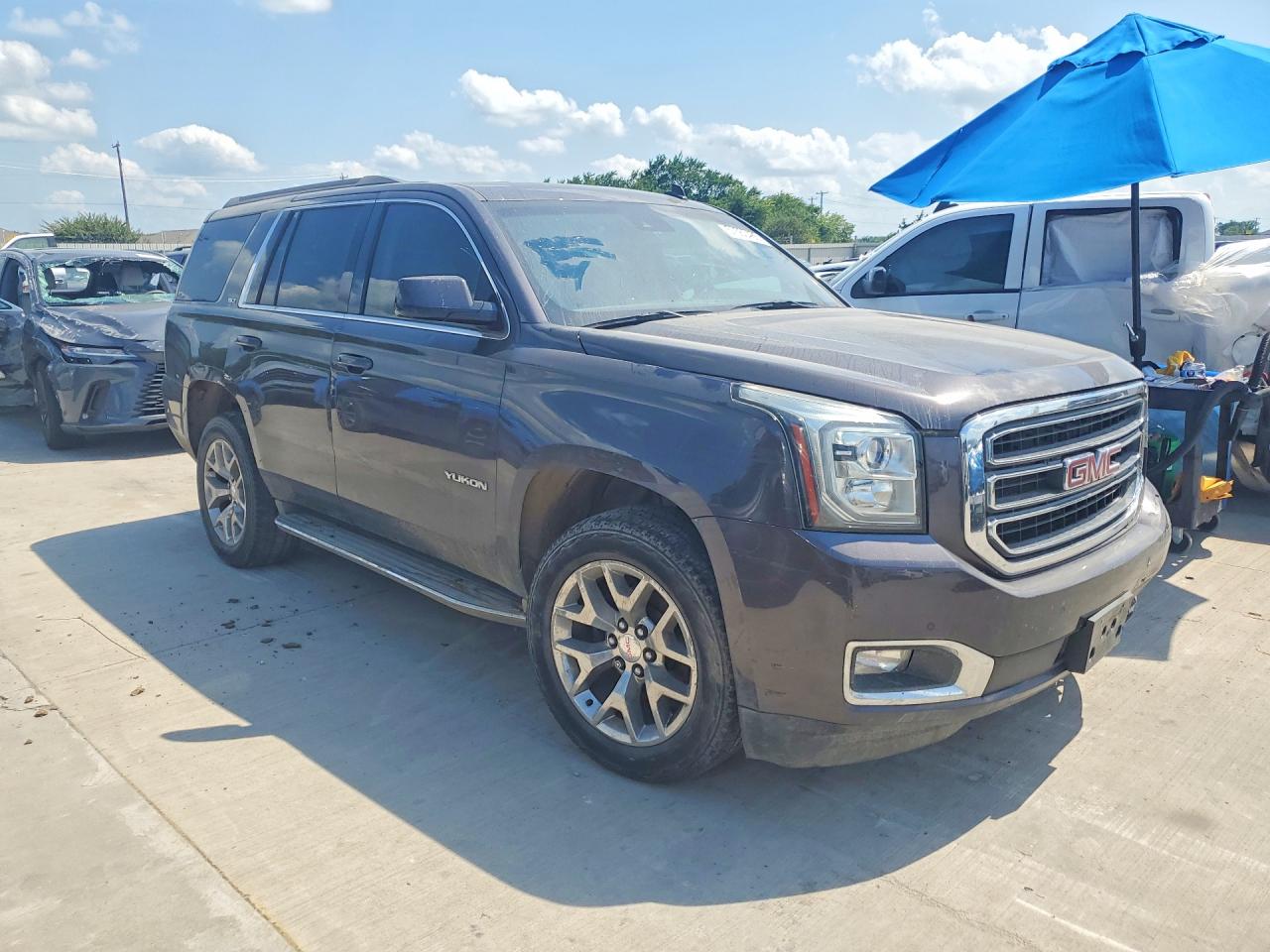 2015 Gmc Yukon Slt Charcoal vin: 1GKS1BKC9FR307717