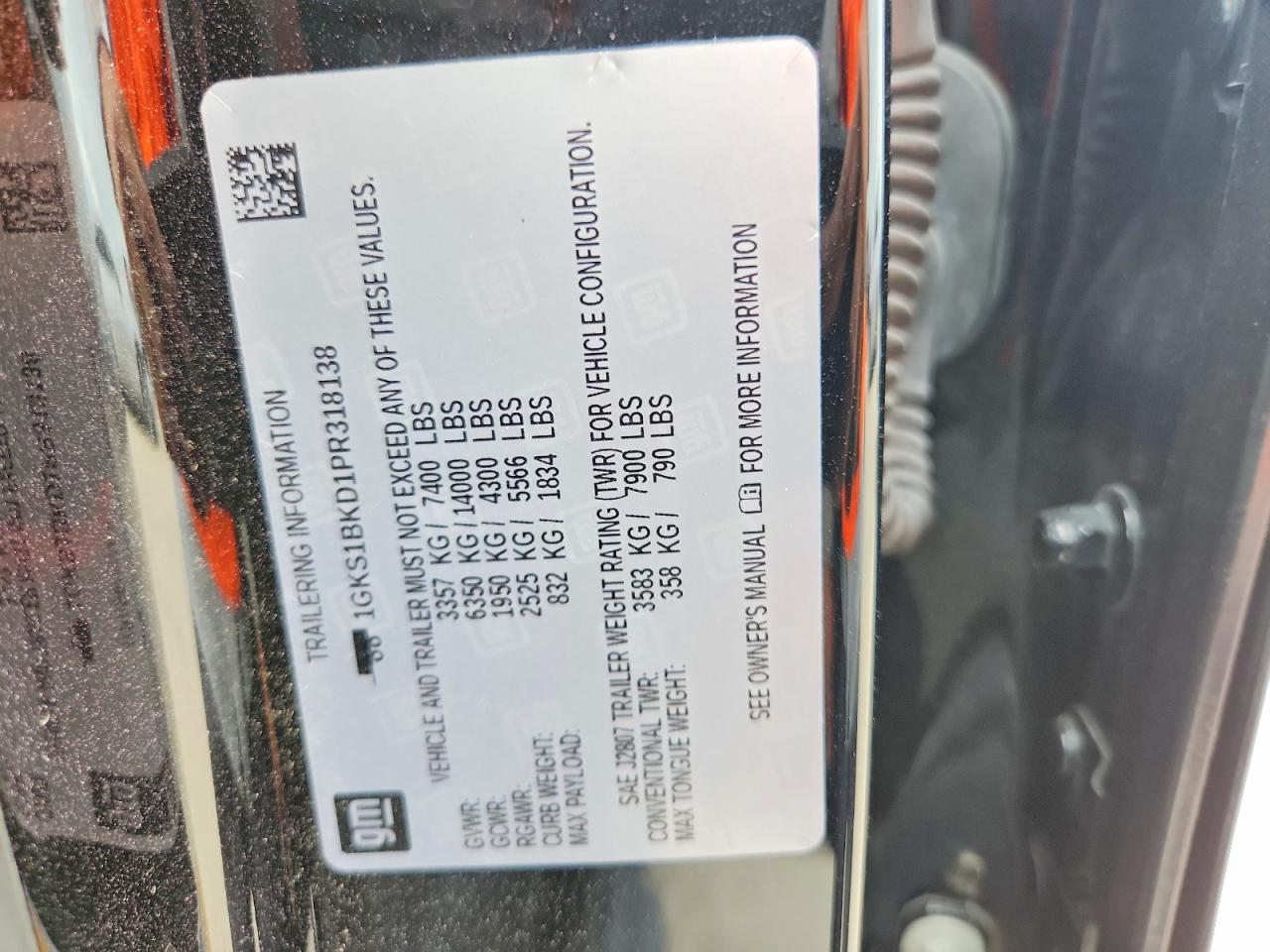 2023 Gmc Yukon Slt Black vin: 1GKS1BKD1PR318138