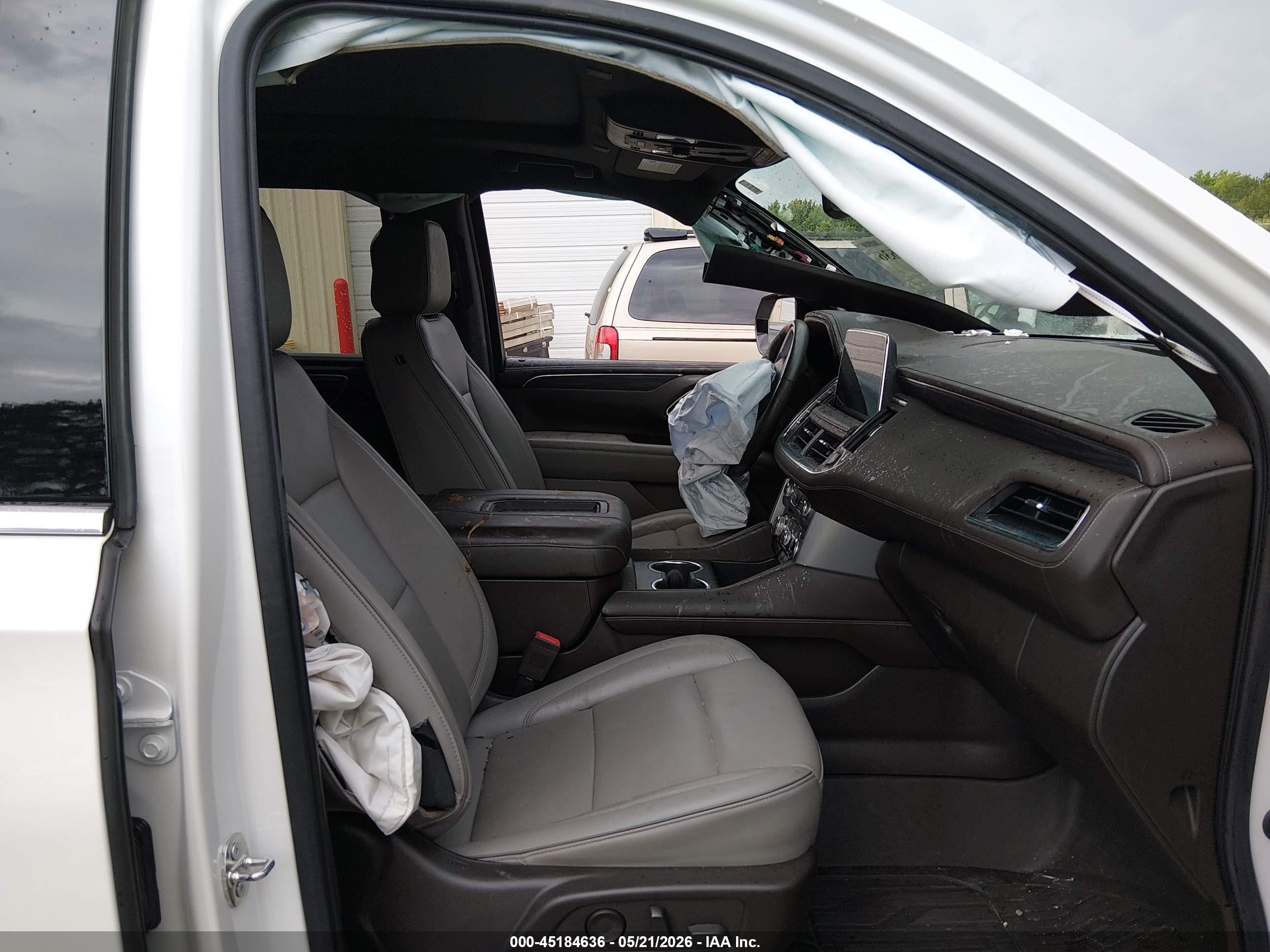 2021 Gmc Yukon 2wd Slt White vin: 1GKS1BKD4MR377518