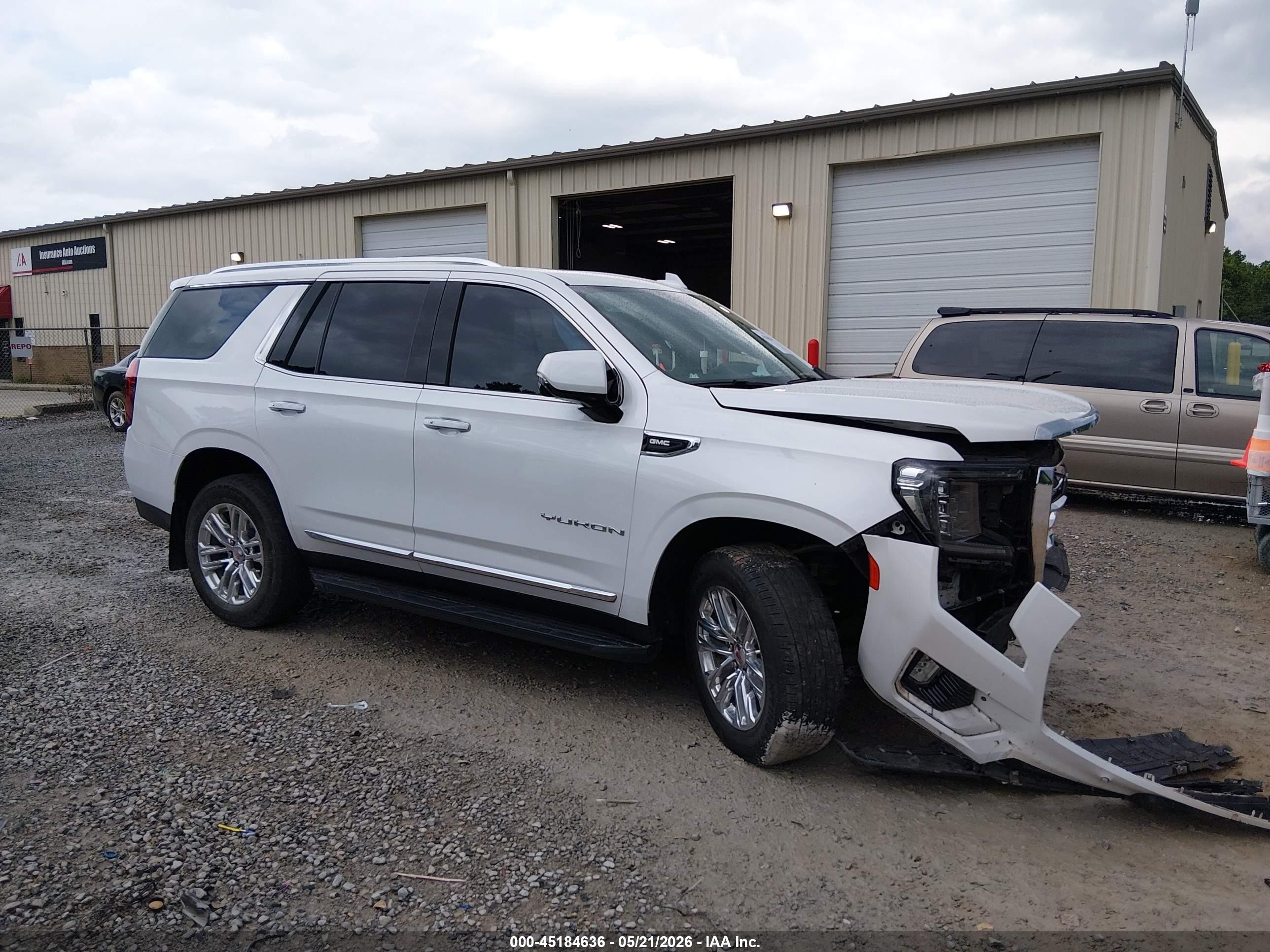 2021 Gmc Yukon 2wd Slt White vin: 1GKS1BKD4MR377518