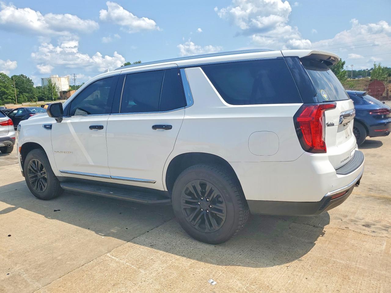 2023 Gmc Yukon Slt White vin: 1GKS1BKD7PR407177