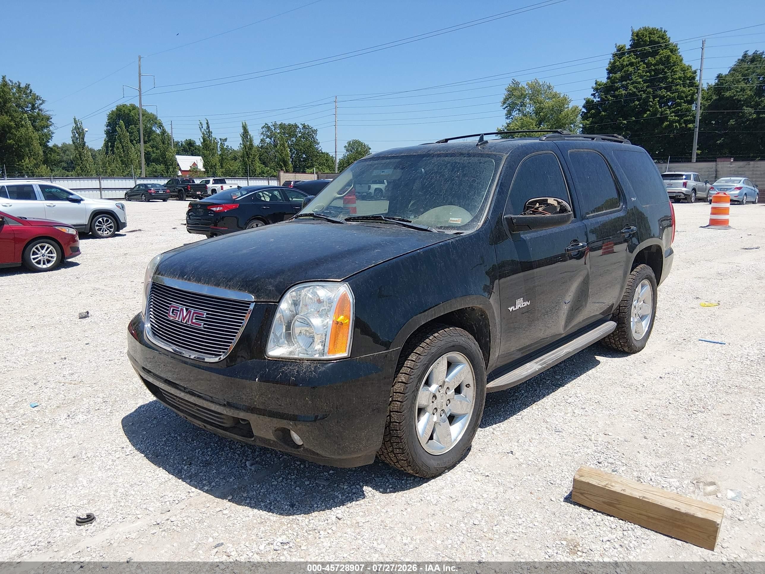 2011 Gmc Yukon Slt Black vin: 1GKS1CE00BR101574