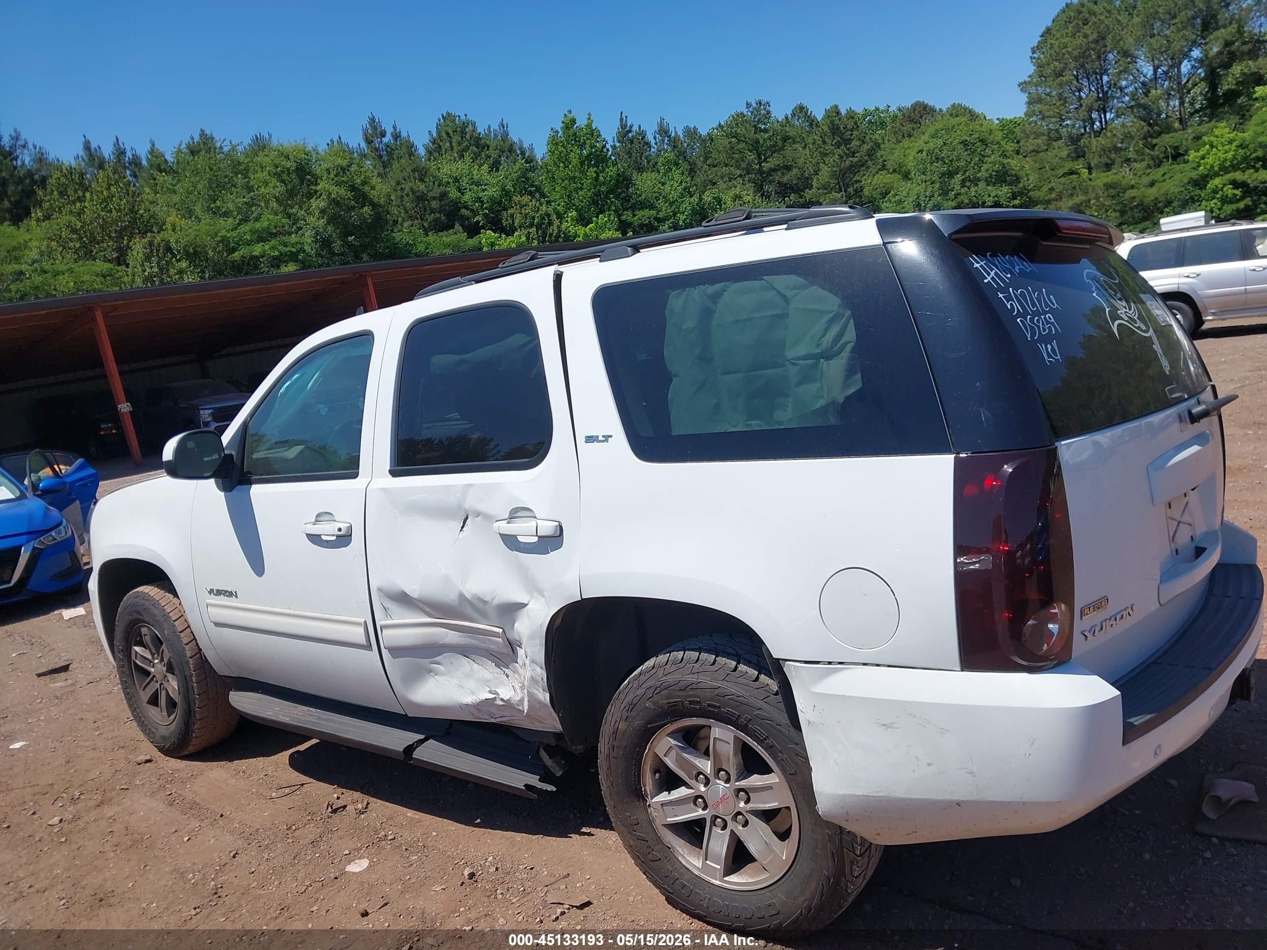 2011 Gmc Yukon Slt White vin: 1GKS1CE01BR209055