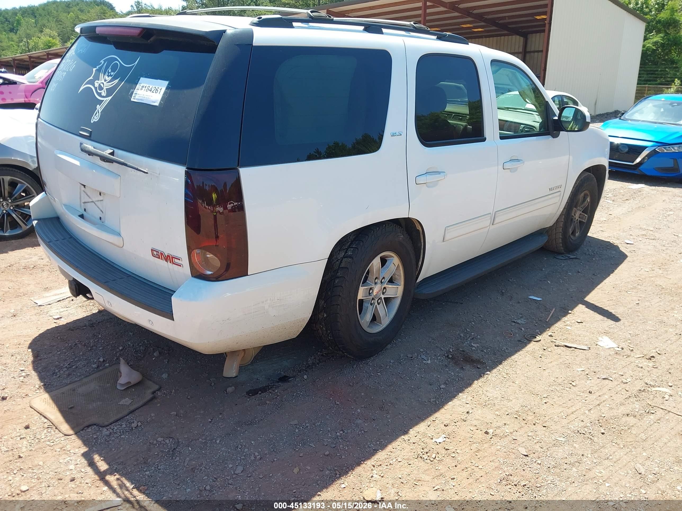 2011 Gmc Yukon Slt White vin: 1GKS1CE01BR209055