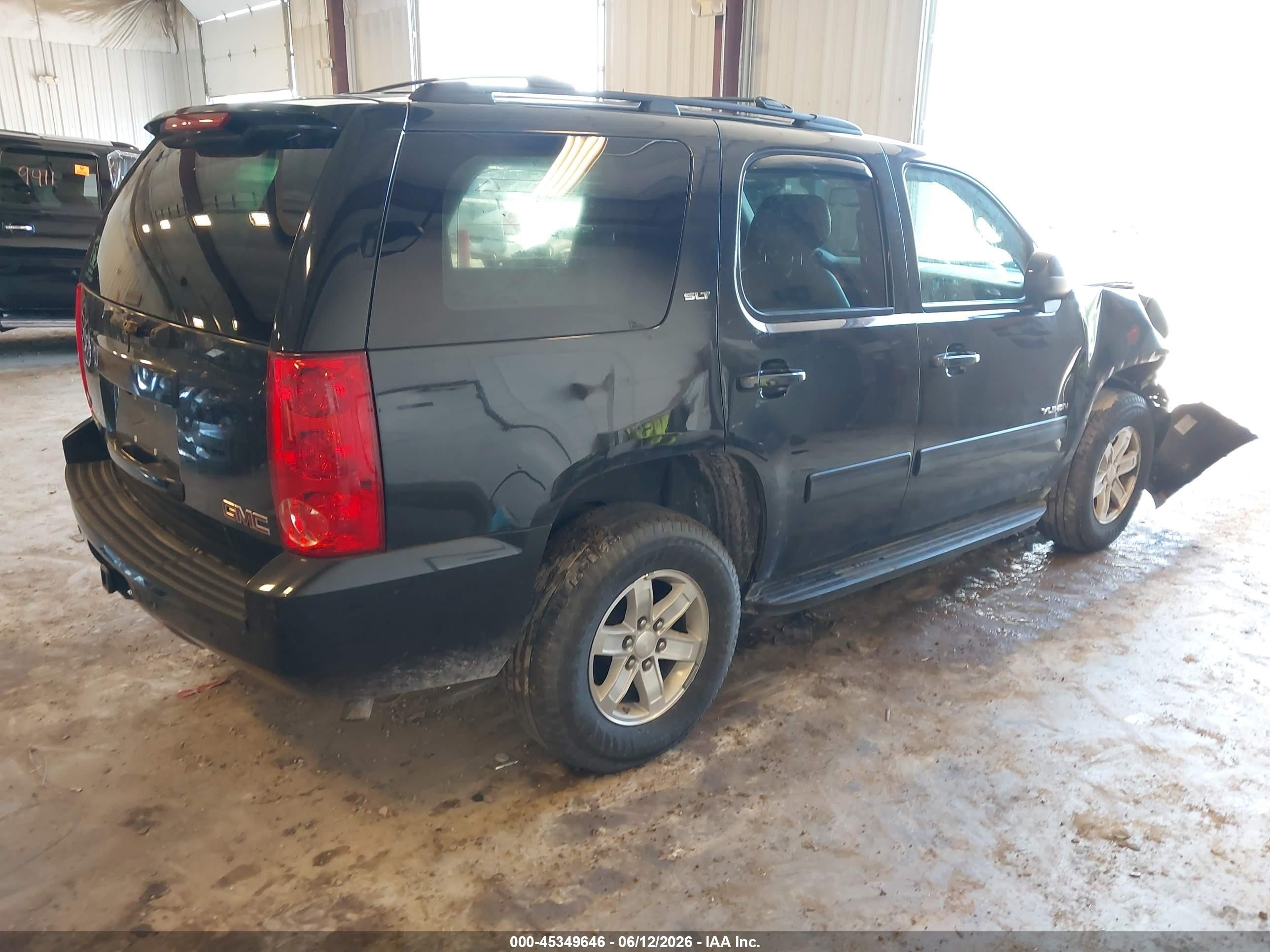 2012 Gmc Yukon Slt Black vin: 1GKS1CE04CR113907