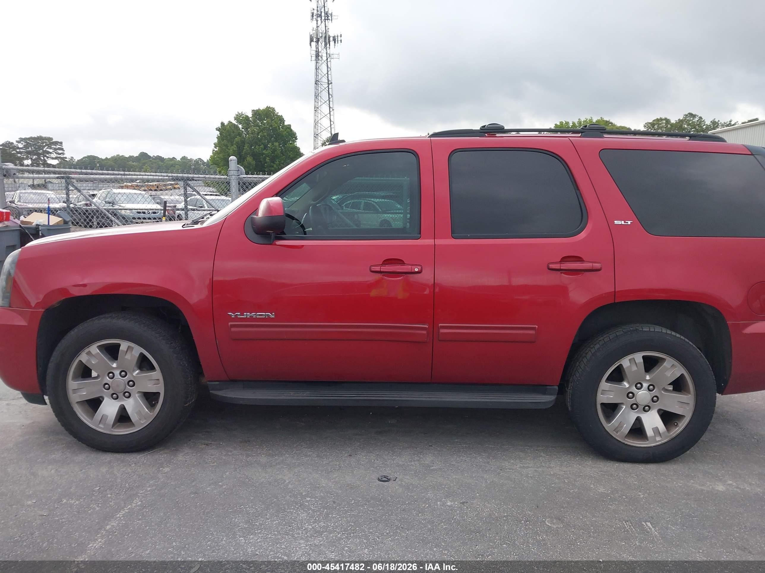 2012 Gmc Yukon Slt Red vin: 1GKS1CE05CR313100