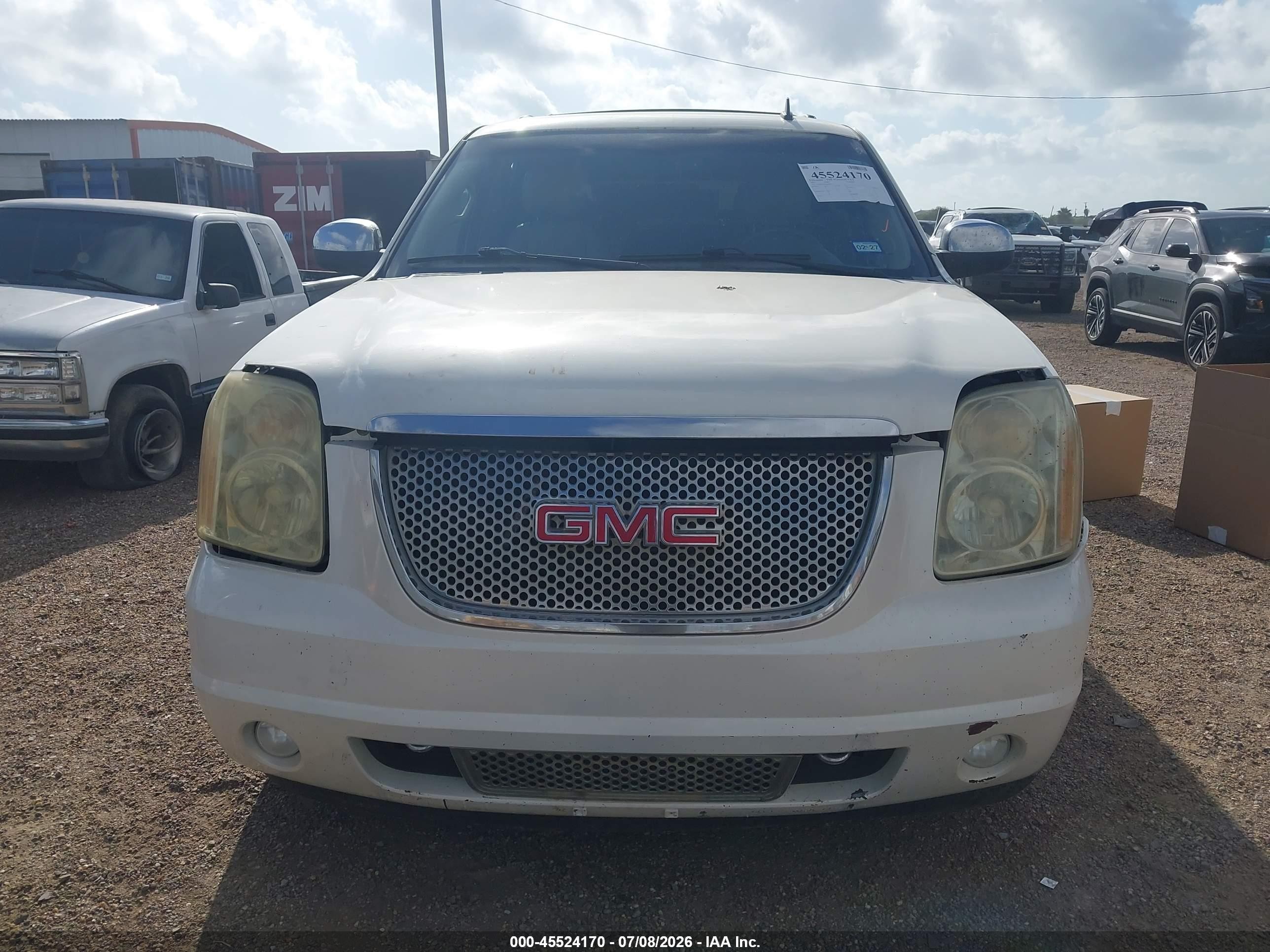 2013 Gmc Yukon Slt White vin: 1GKS1CE05DR200751