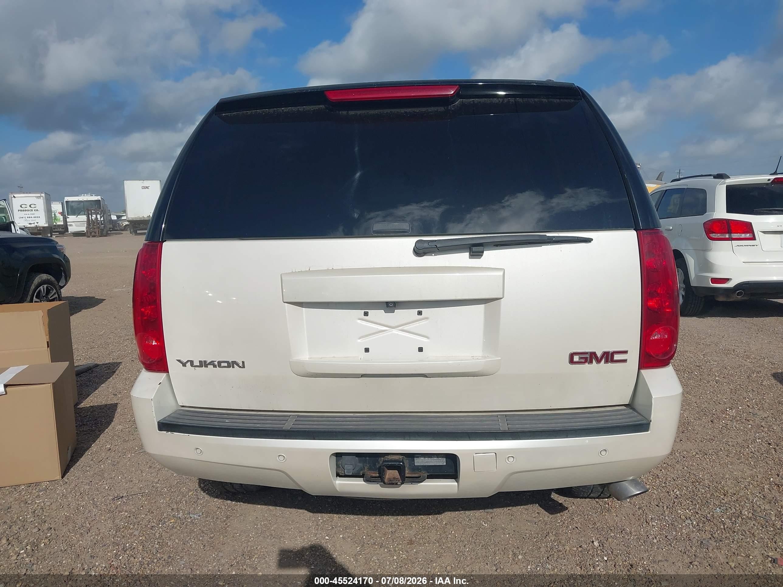 2013 Gmc Yukon Slt White vin: 1GKS1CE05DR200751