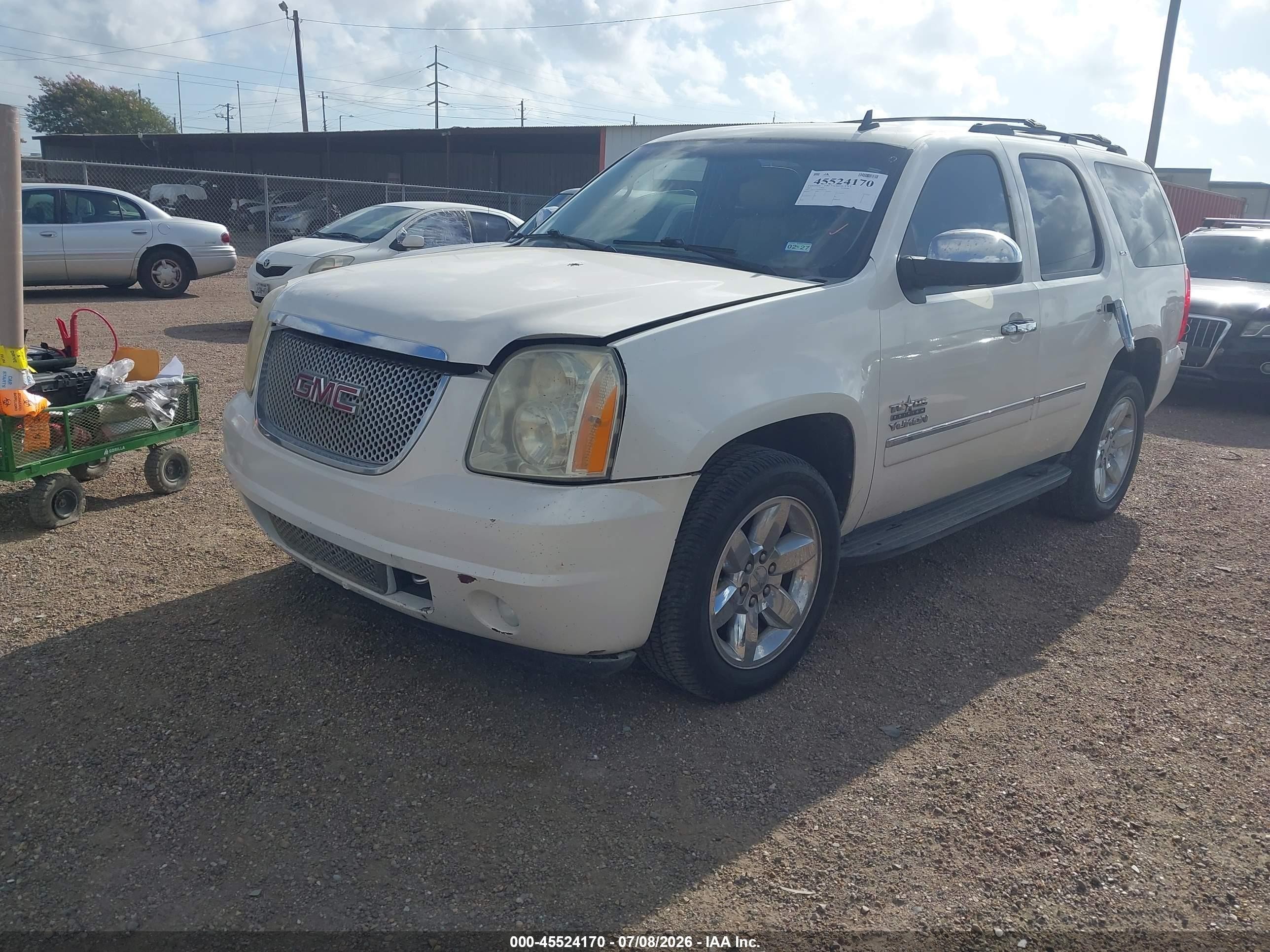 2013 Gmc Yukon Slt White vin: 1GKS1CE05DR200751